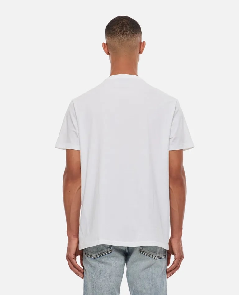 Shop Polo Ralph Lauren Short Sleeve-t-shirt In White