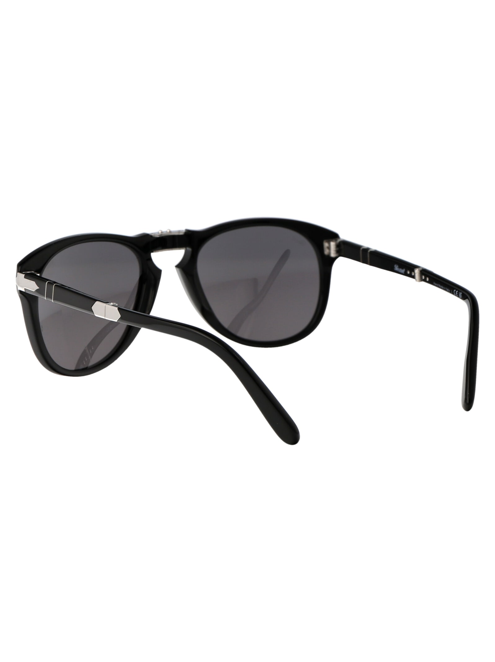Persol Steve Mcqueen Sunglasses In 95/b1 Black Dark Grey
