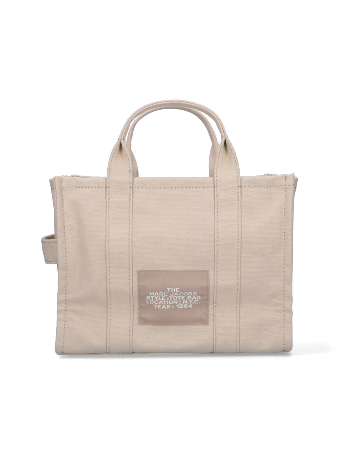 Shop Marc Jacobs The Medium Tote Bag In Beige