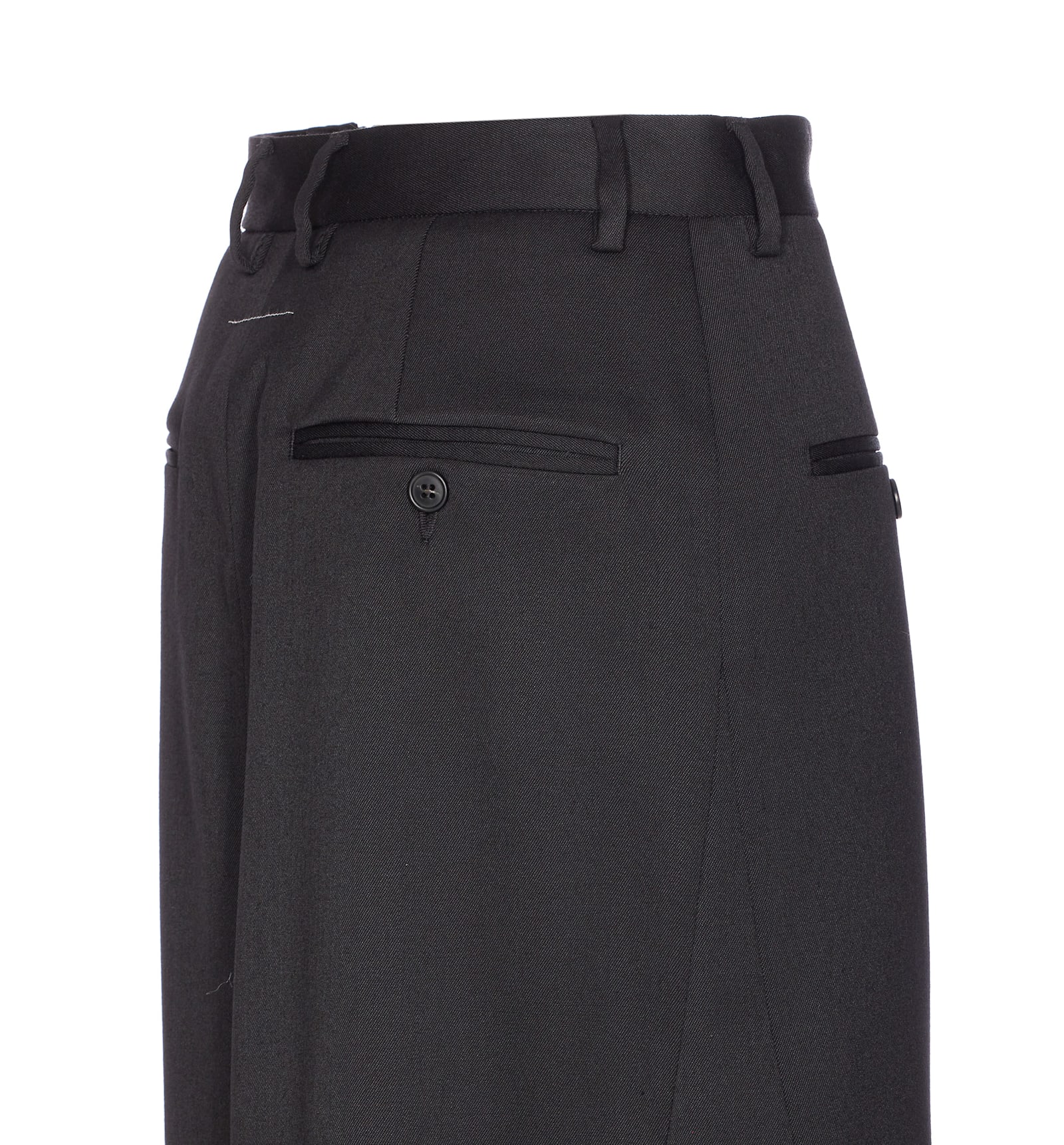 Mm6 Maison Margiela Skirt Midi Model Flat Pockets In Black