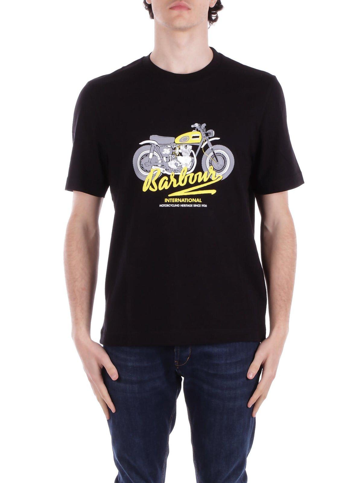 Barbour Graphic-printed Crewneck T-shirt