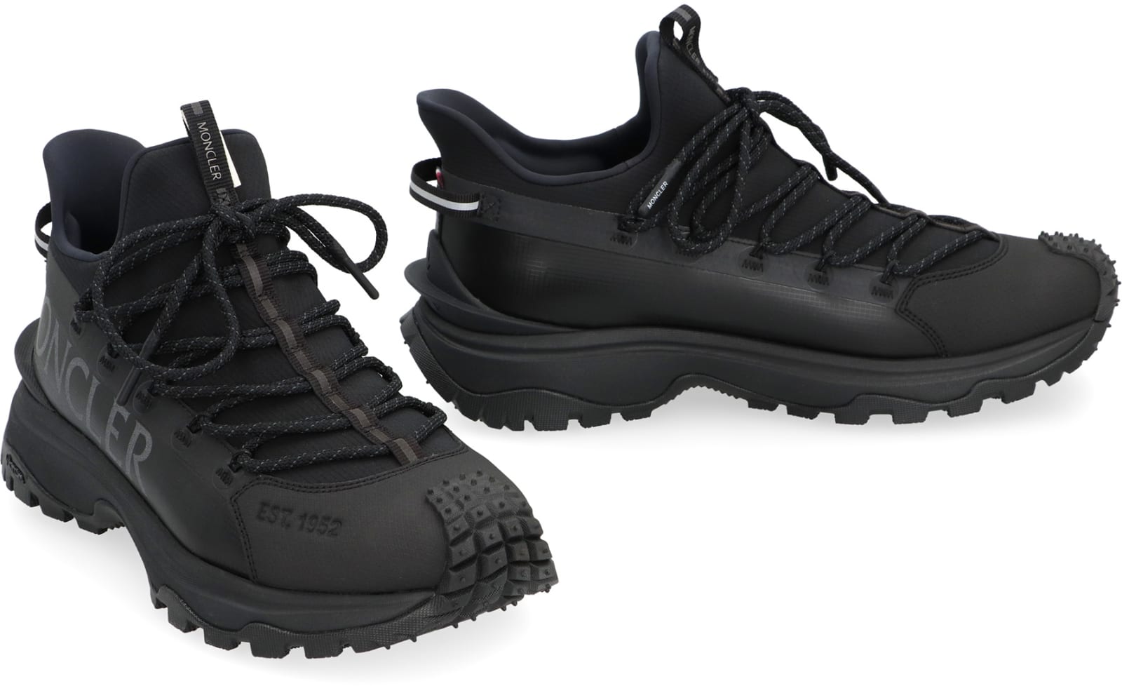 Shop Moncler Trailgrip Lite 2 Low-top Sneakers In Black