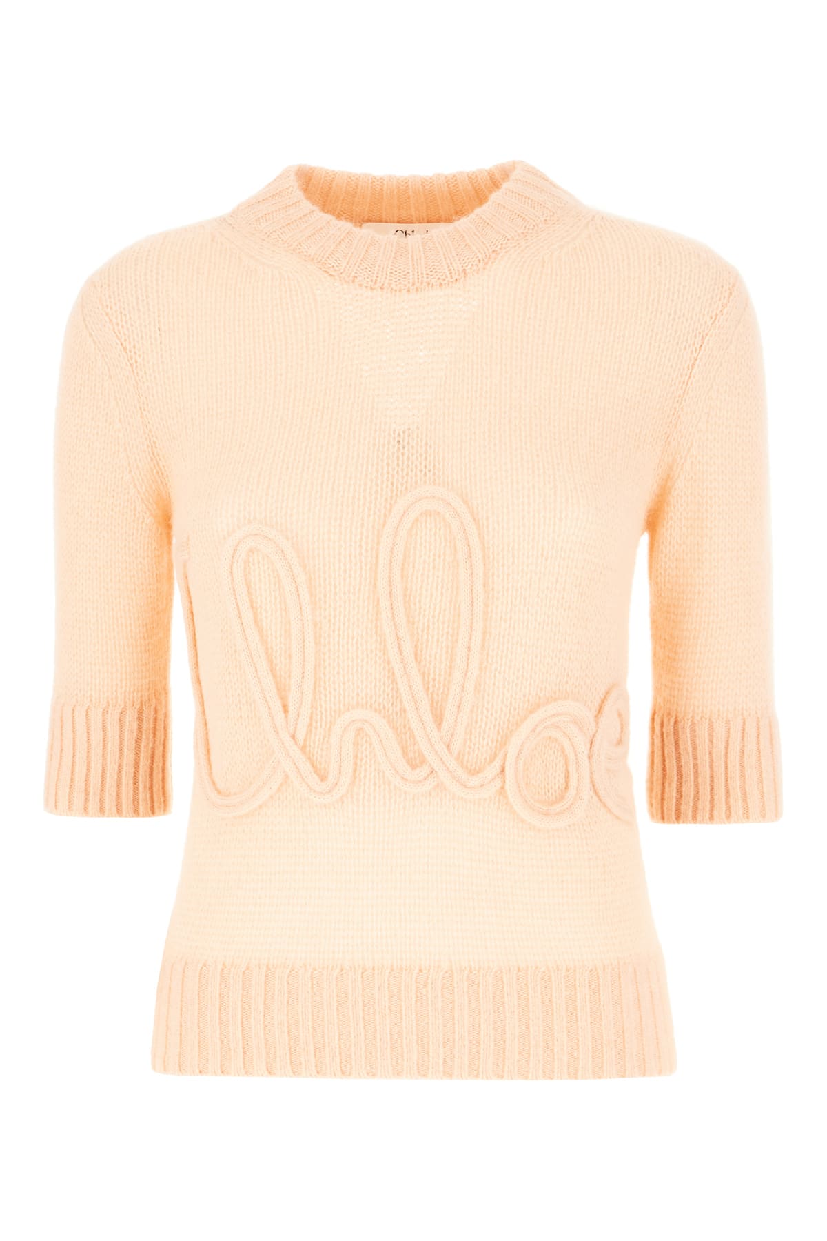 Chloé Peach Wool Blend Sweater - Chloé - Modalova