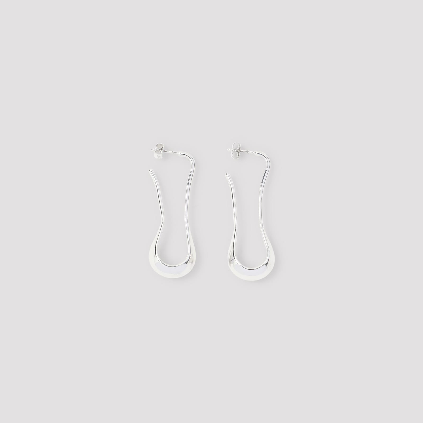 Lemaire Short Drop Earrings In Metallic