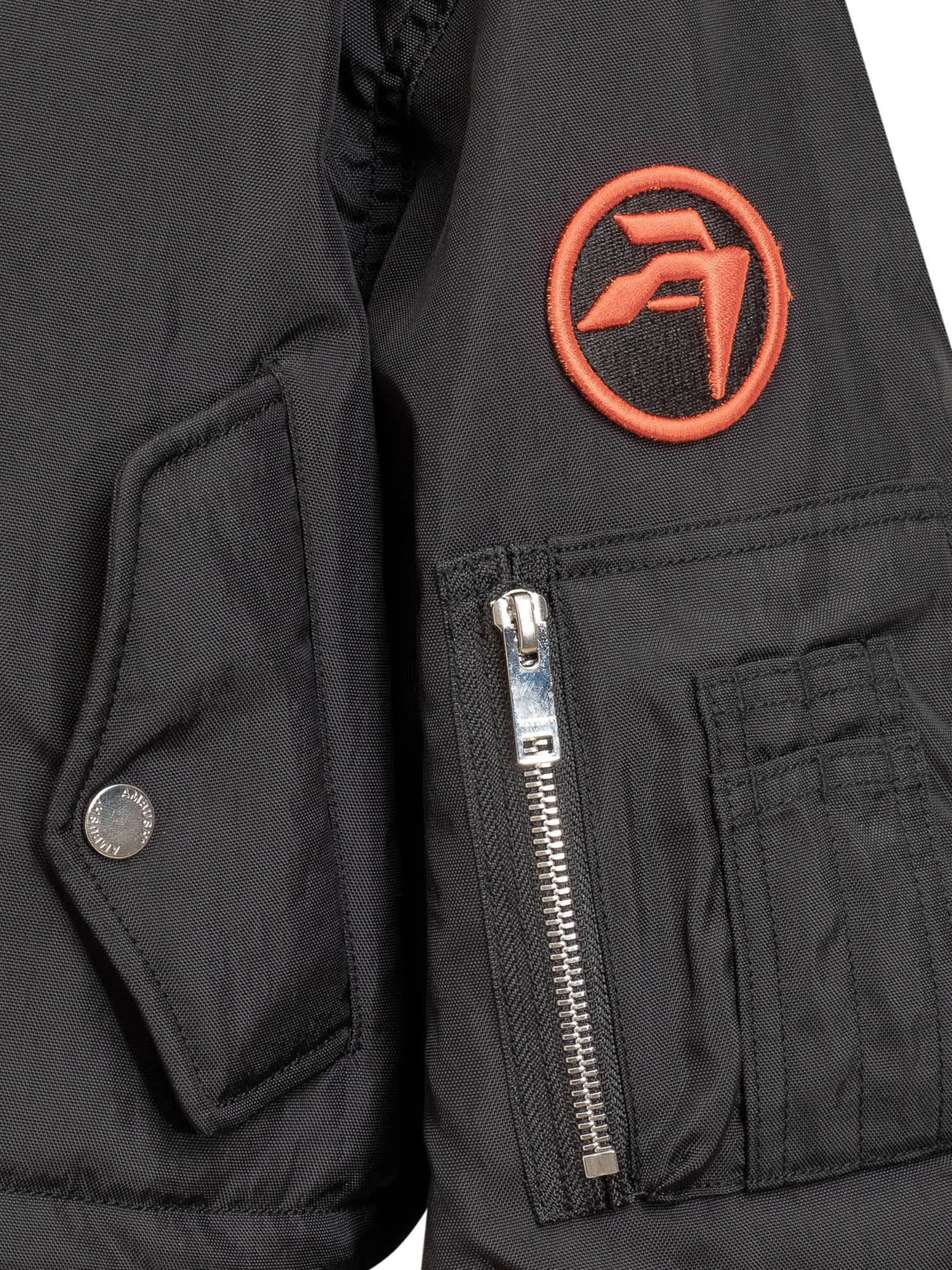 Shop Ambush Cropped Bomber Jacket In Tap Shoe No Color