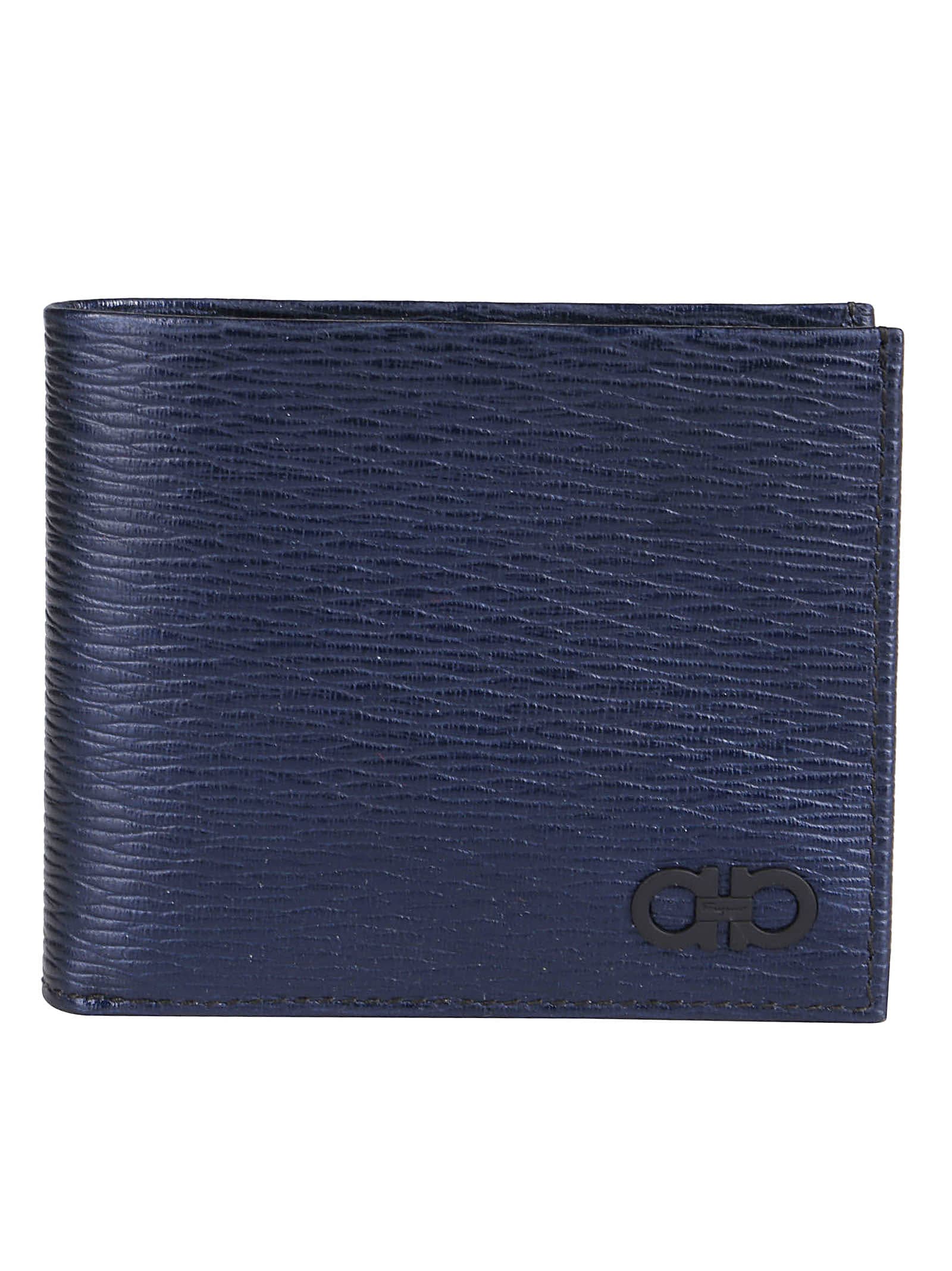Salvatore Ferragamo Revival Gancini Wallet In Blue | ModeSens