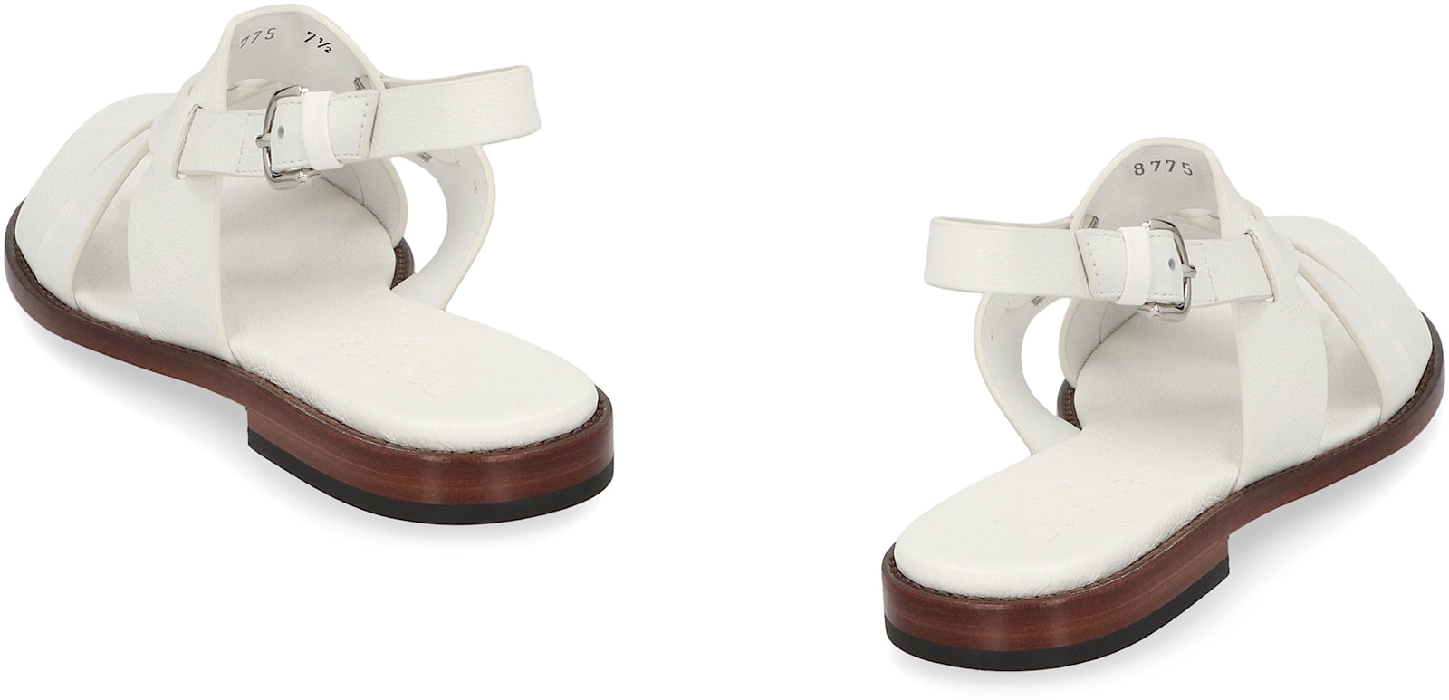 DOUCAL'S TROPIC LEATHER SANDALS