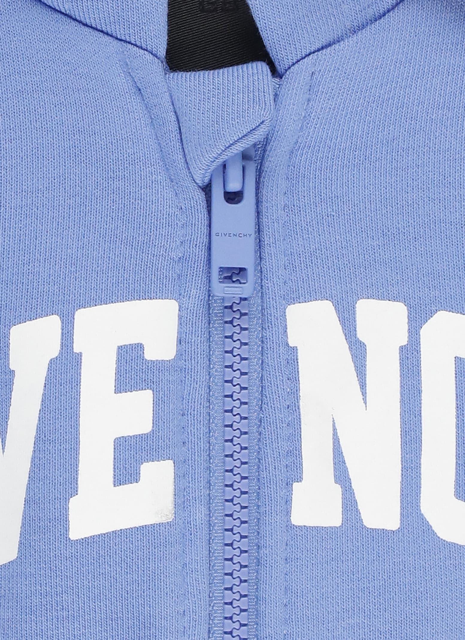 Shop Givenchy Hoodie With Logo In Blue