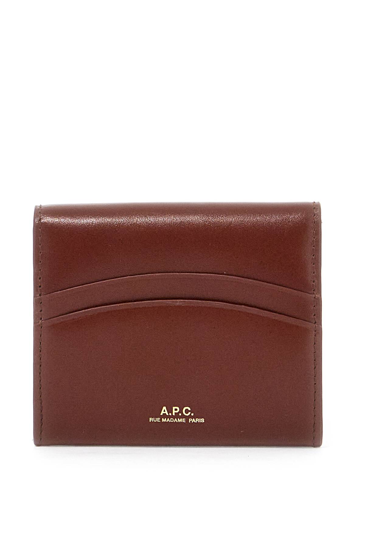 Shop Apc Compact Grace Wallet In Noisette (brown)