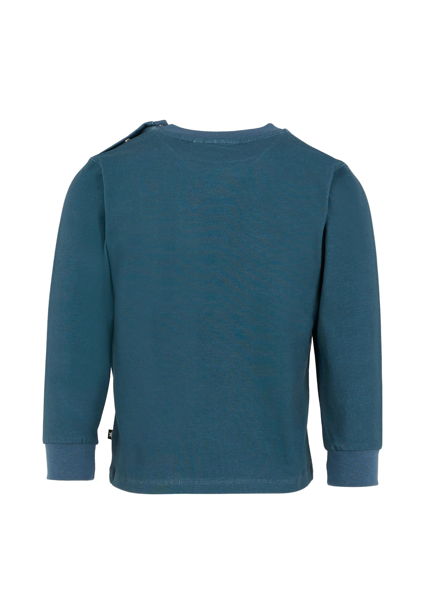 Molo Blue T-shirt For Boy With Dog In Blue