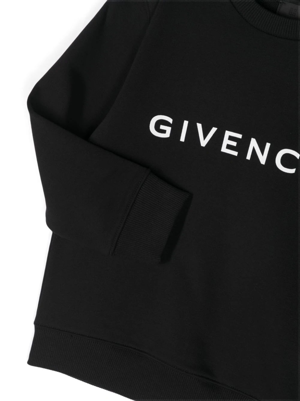 Shop Givenchy Black Sweatshirt With  4g Logo