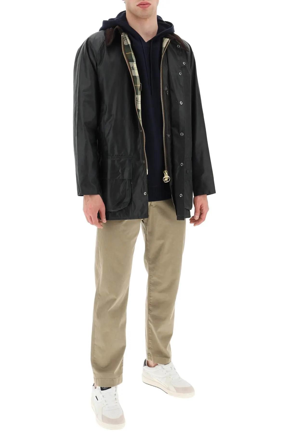 Barbour Bedale Wax Jacket Aw25 Wax Cot Outw In Gray