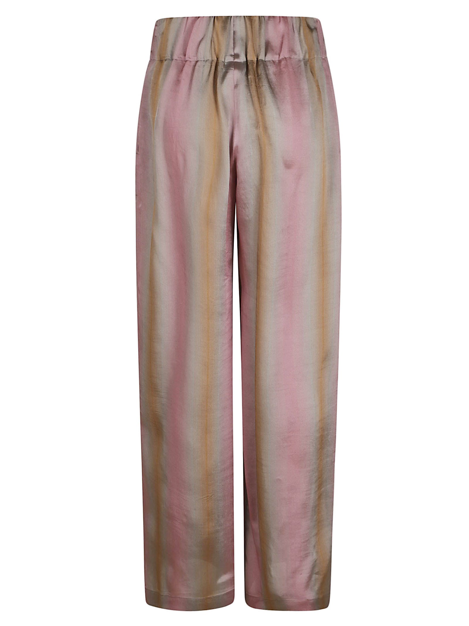 Shop Aspesi High Waist Trousers In Multicolor