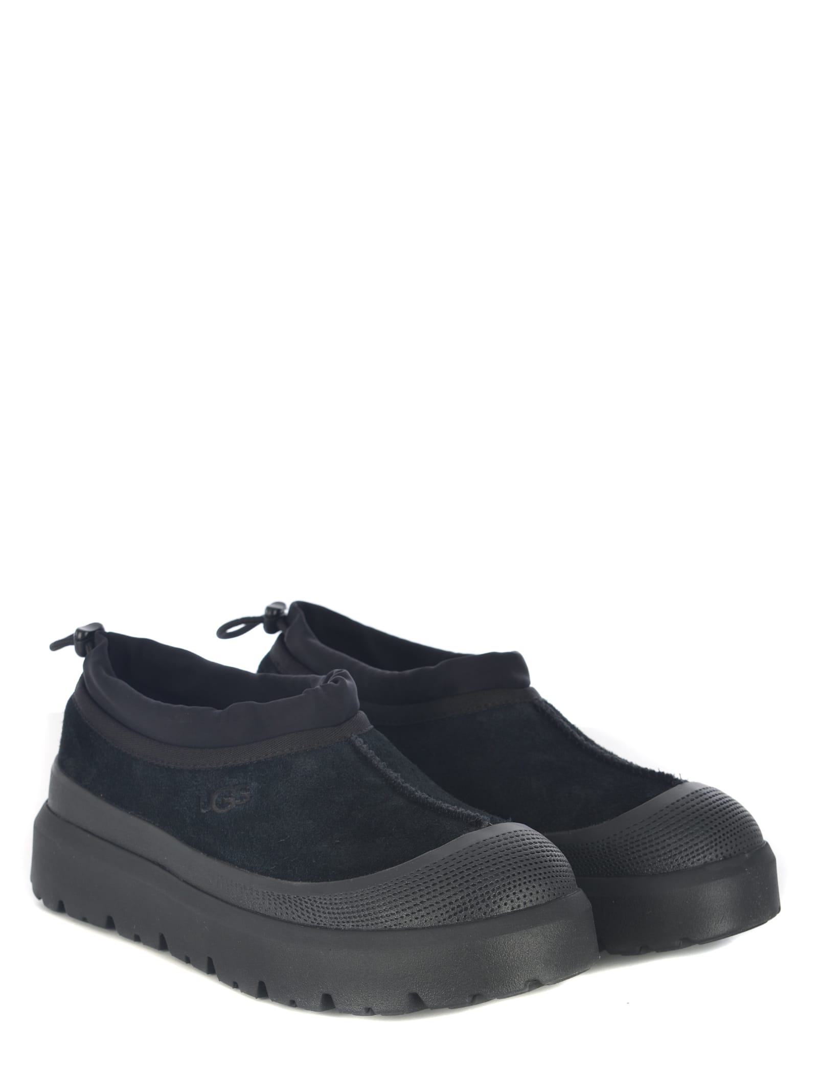 Shop Ugg Sneakers  Tasman Weather Hybrid Made Of Suede In Black