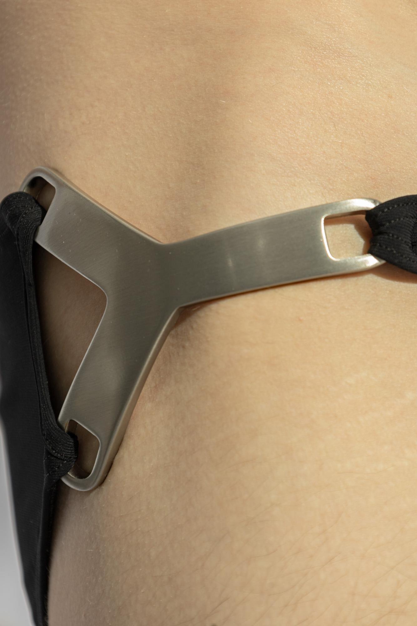 Rick Owens Triangular Underwear In Black
