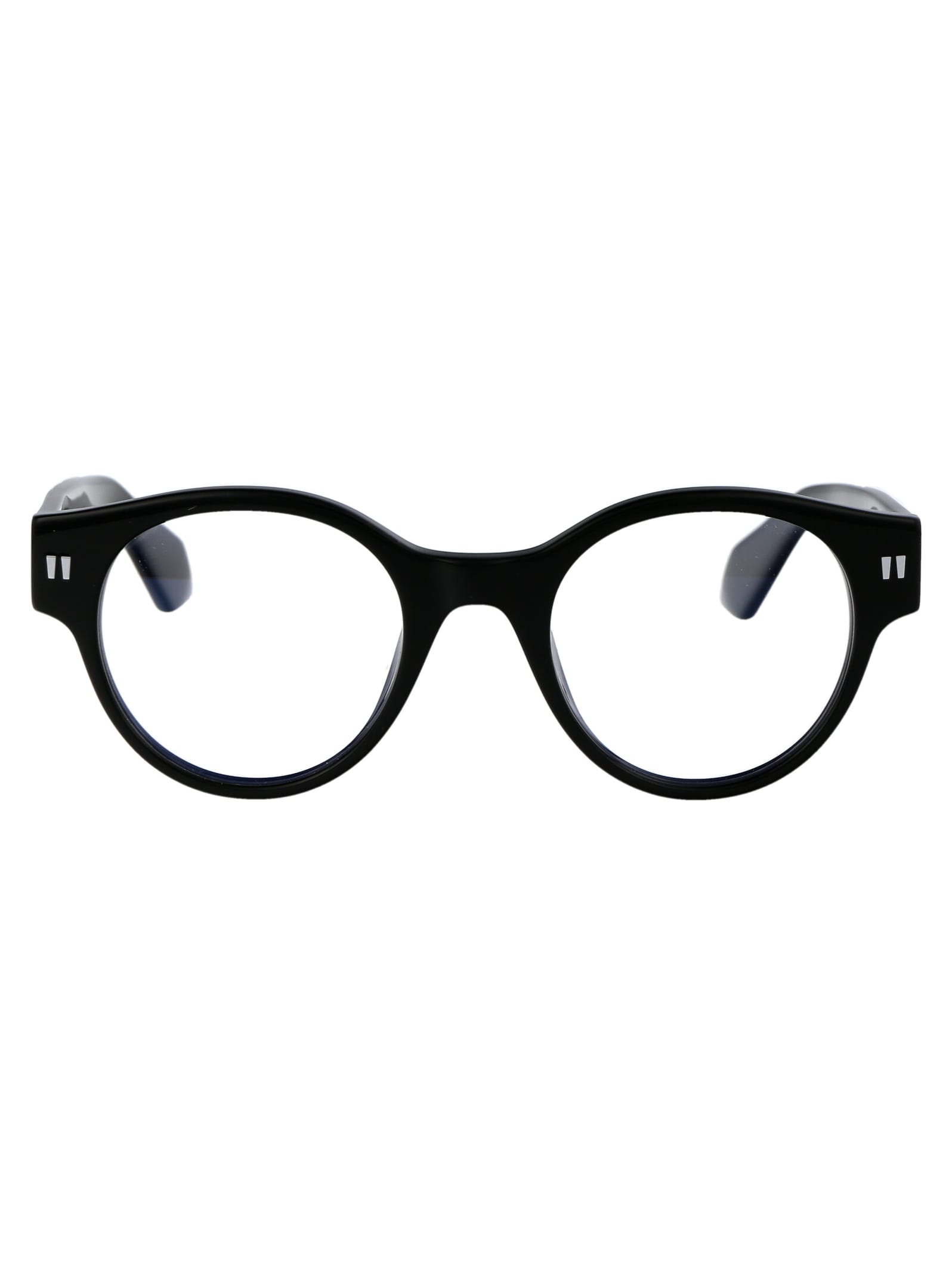 Shop Off-white Optical Style 55 Glasses In 1000 Black