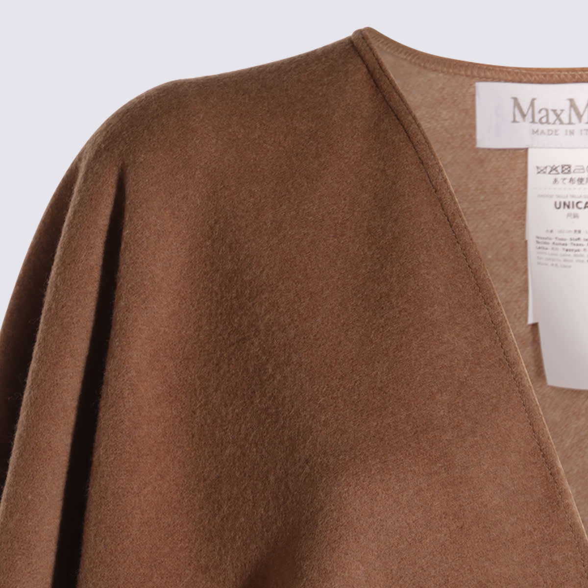 Max Mara Brown Ilde Wool Scarves In Brown