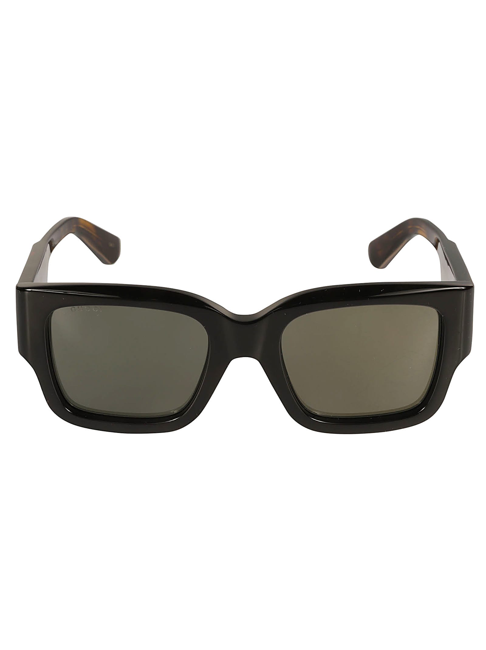 Gucci Thick Square Sunglasses In Black