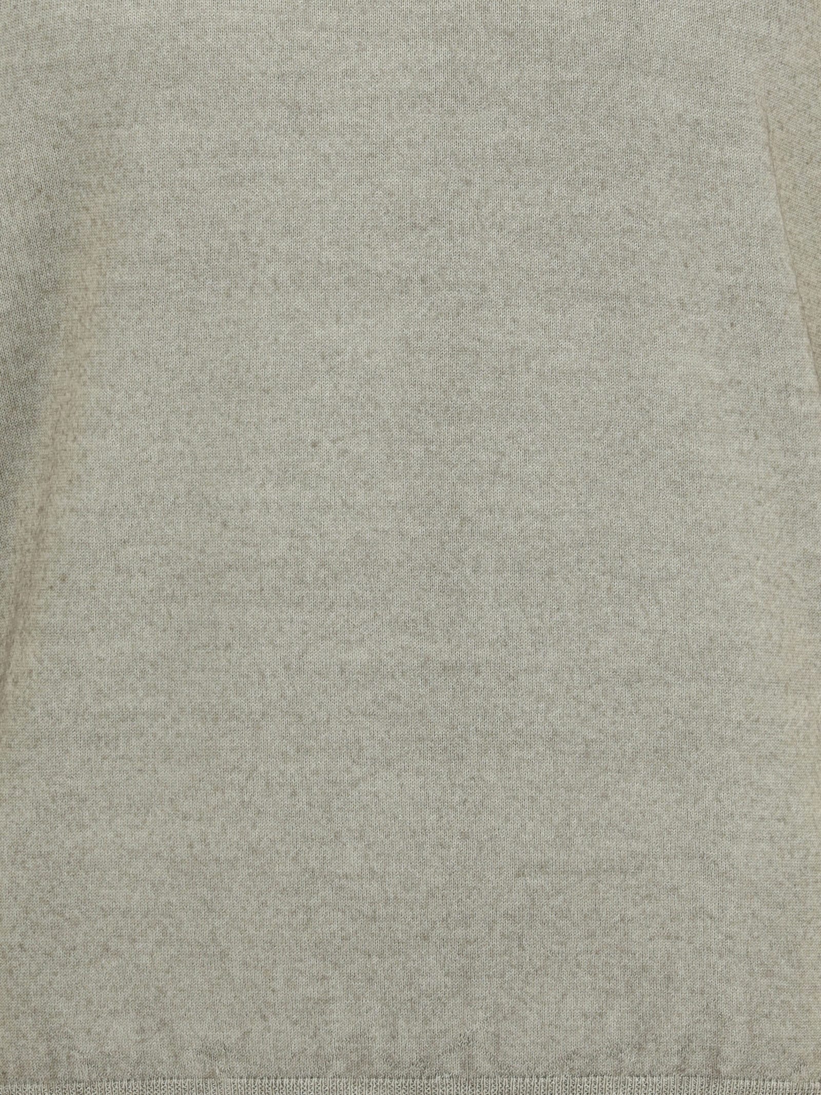 Cruciani Ribbed Turtleneck Sweater In Gray