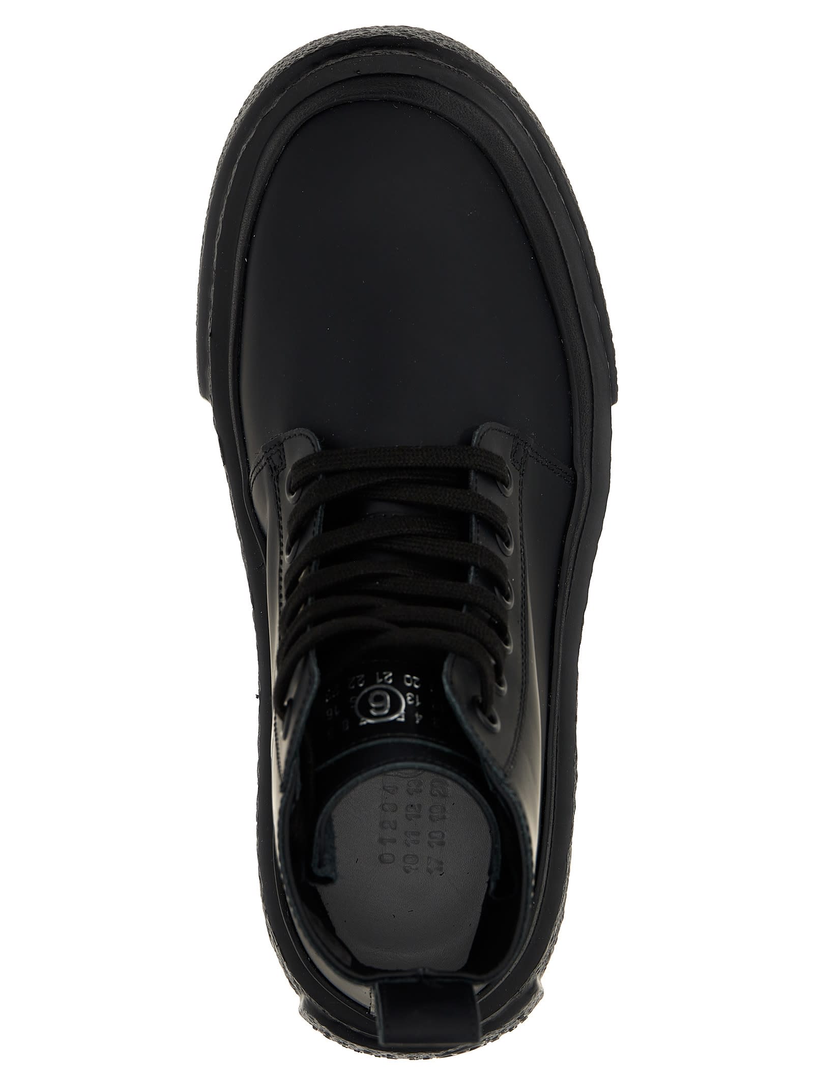 Shop Mm6 Maison Margiela Gambetta Sneakers In Black