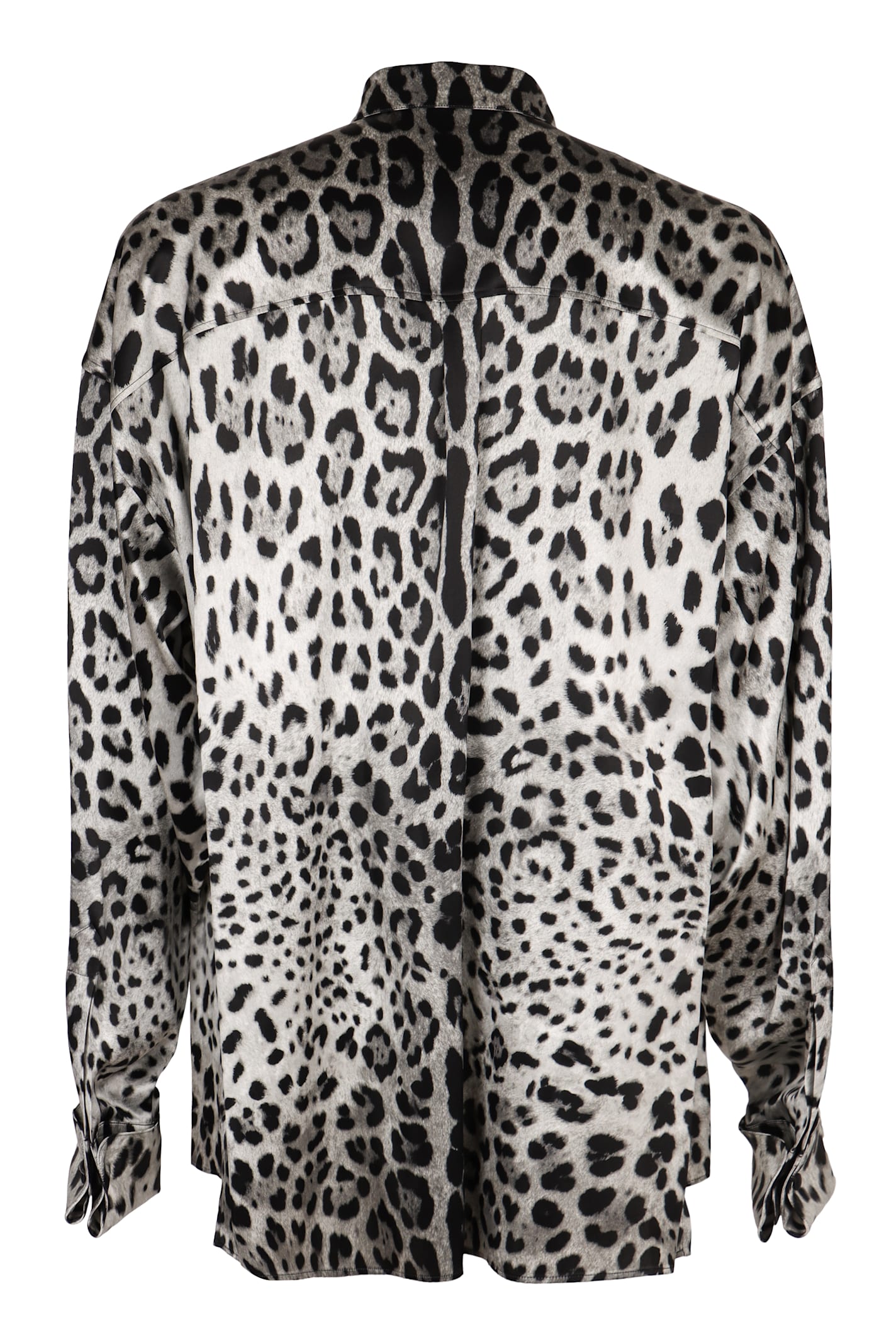 Shop Dolce & Gabbana Printed Silk Shirt In Animalier