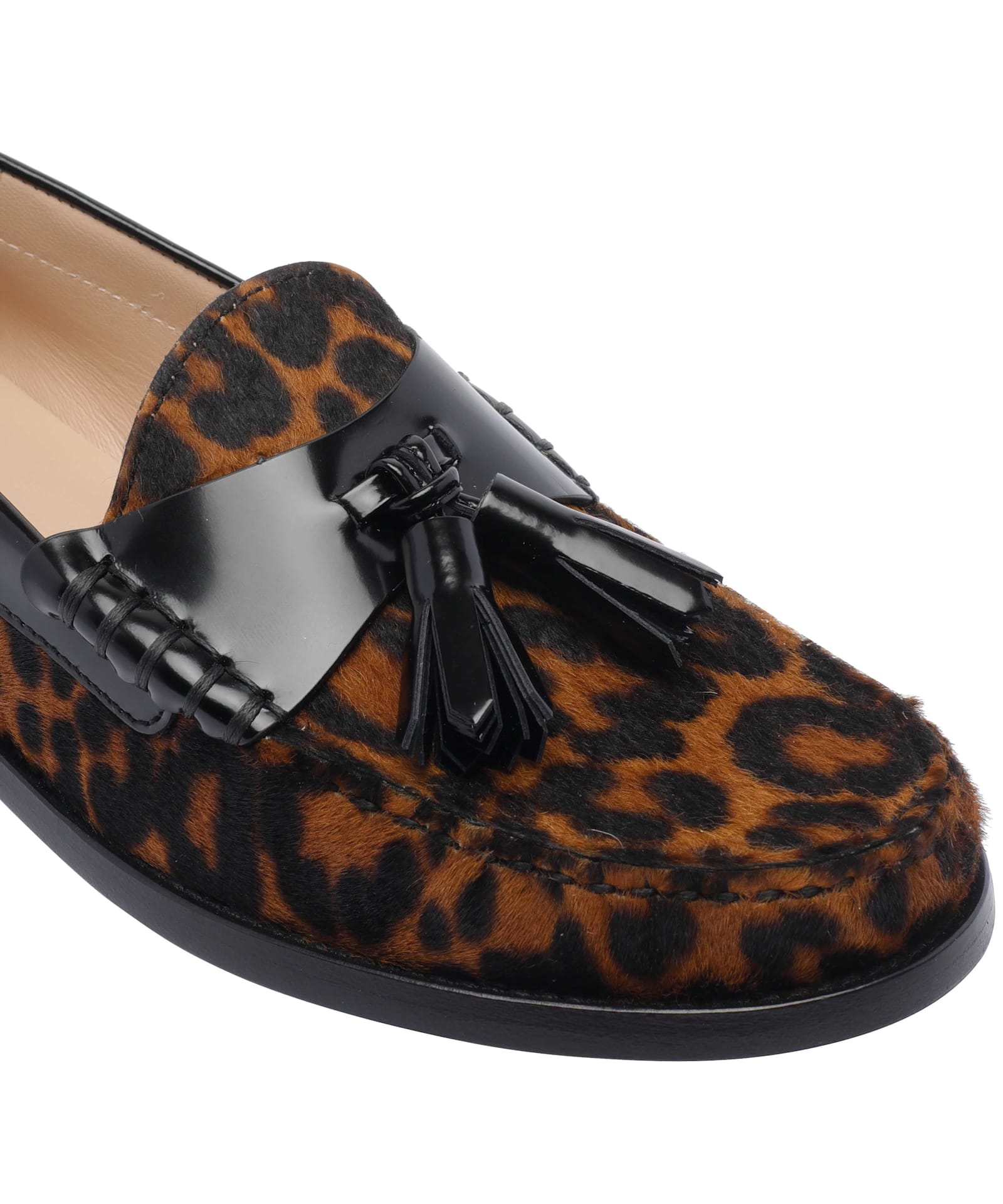 Stuart Weitzman Lottie Loafers In Animal Print