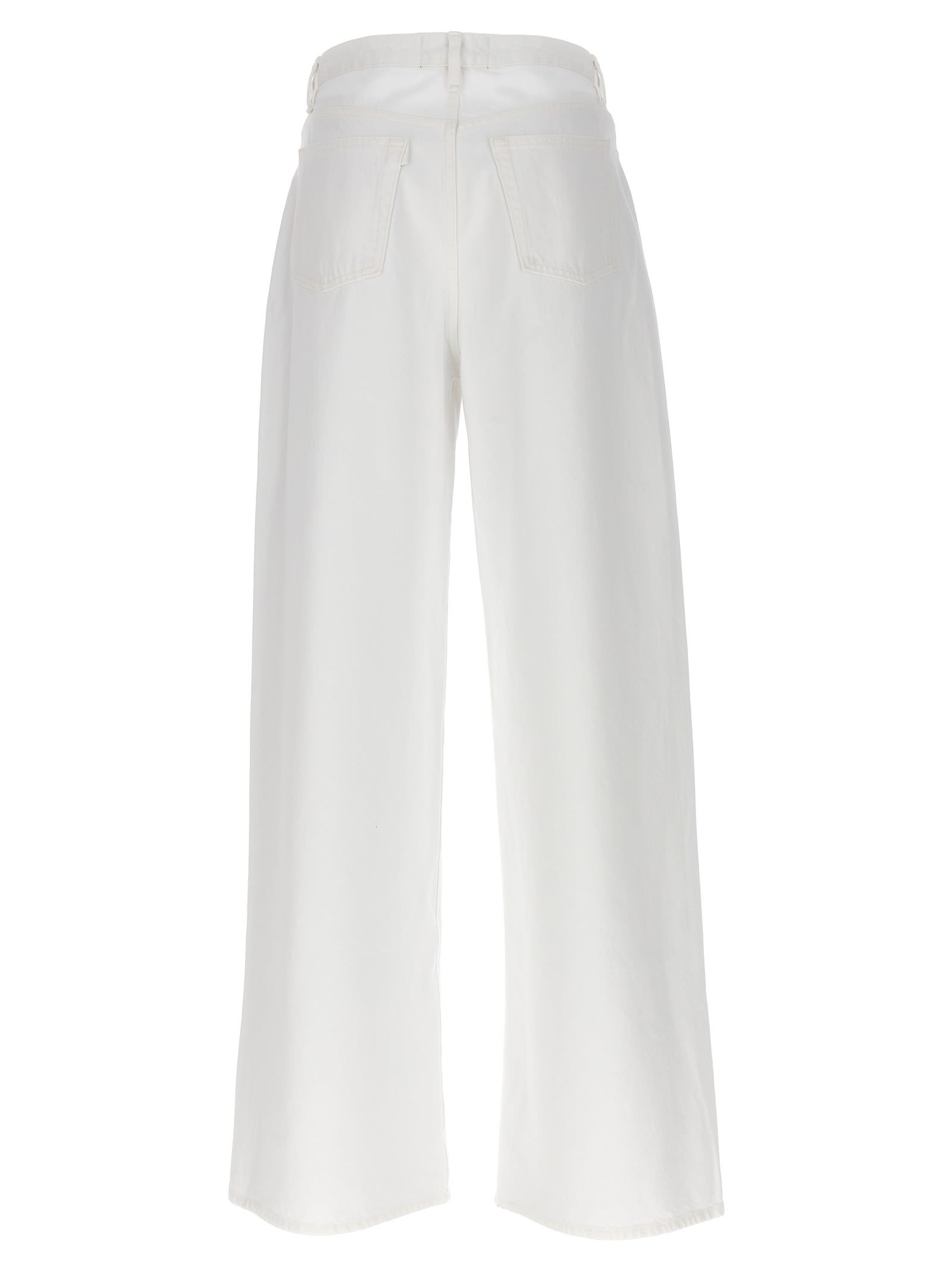 Shop 3x1 Flip Jeans In White