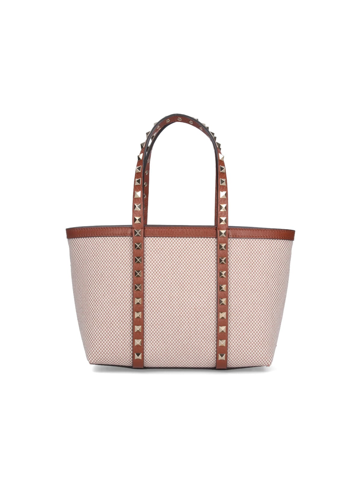 Valentino Garavani Check-pattern Tote Bag In Multicolor