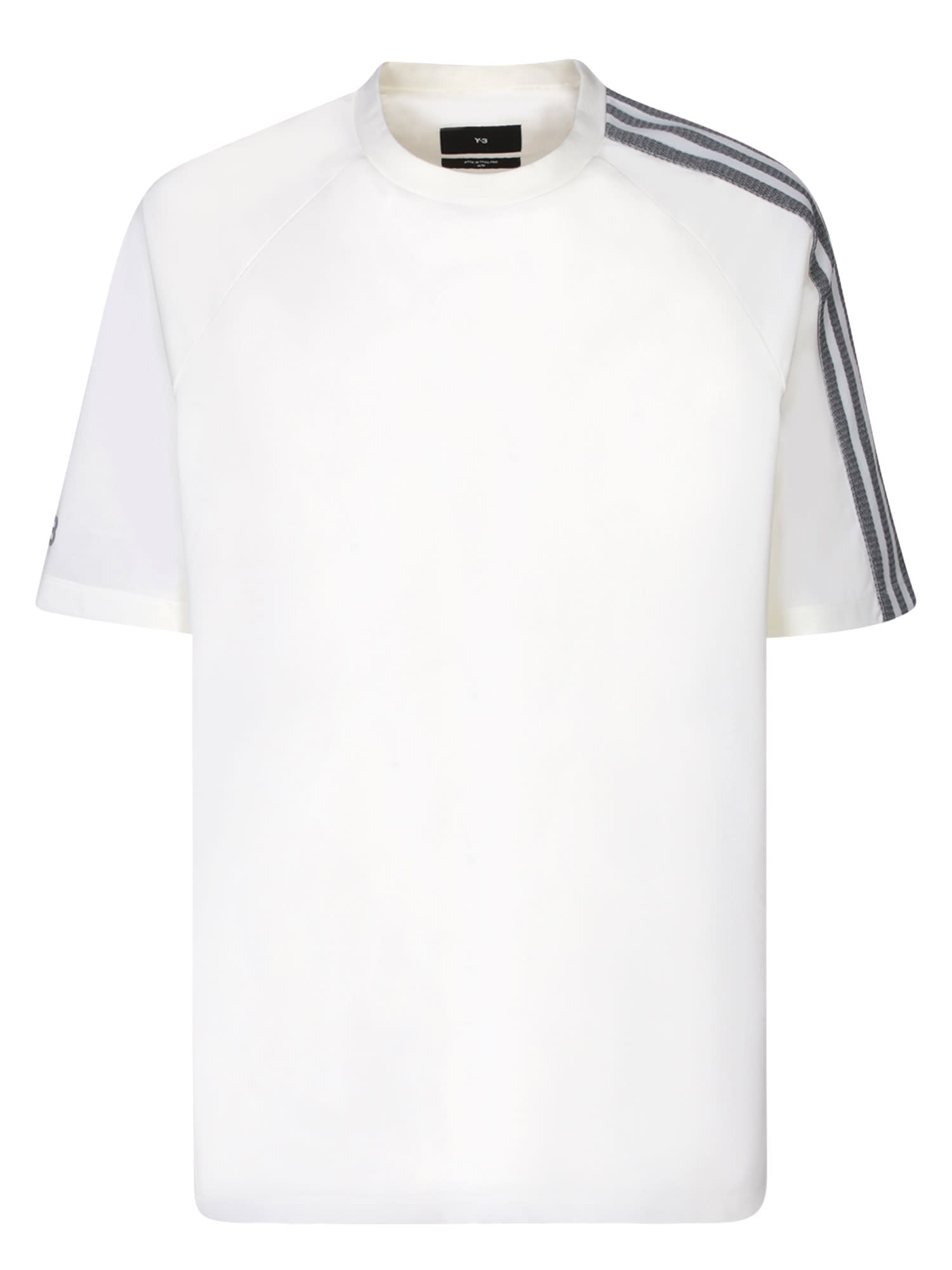 Shop Y-3 Adidas  3s White T-shirt