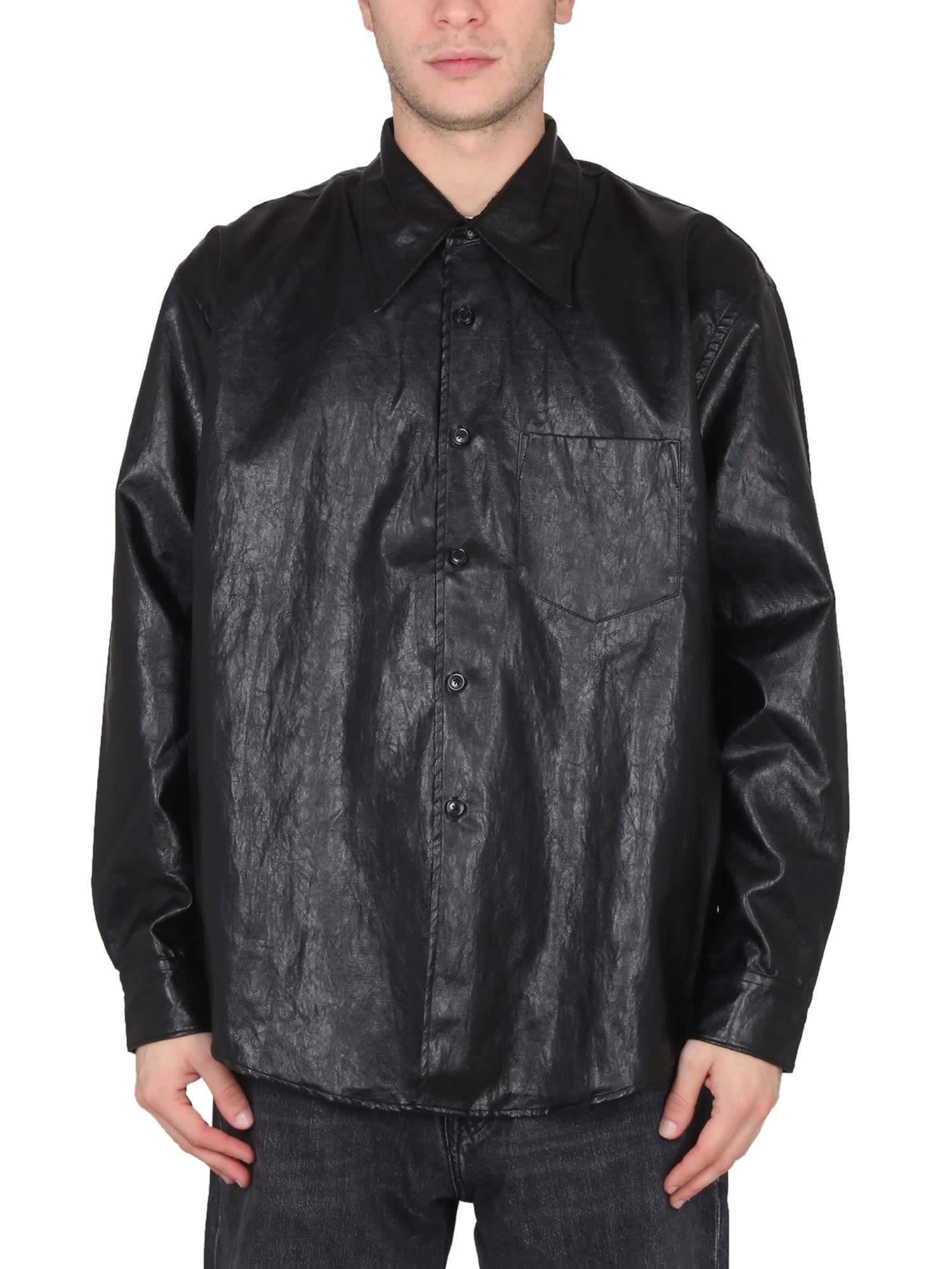 Our Legacy Faux Leather Shirt