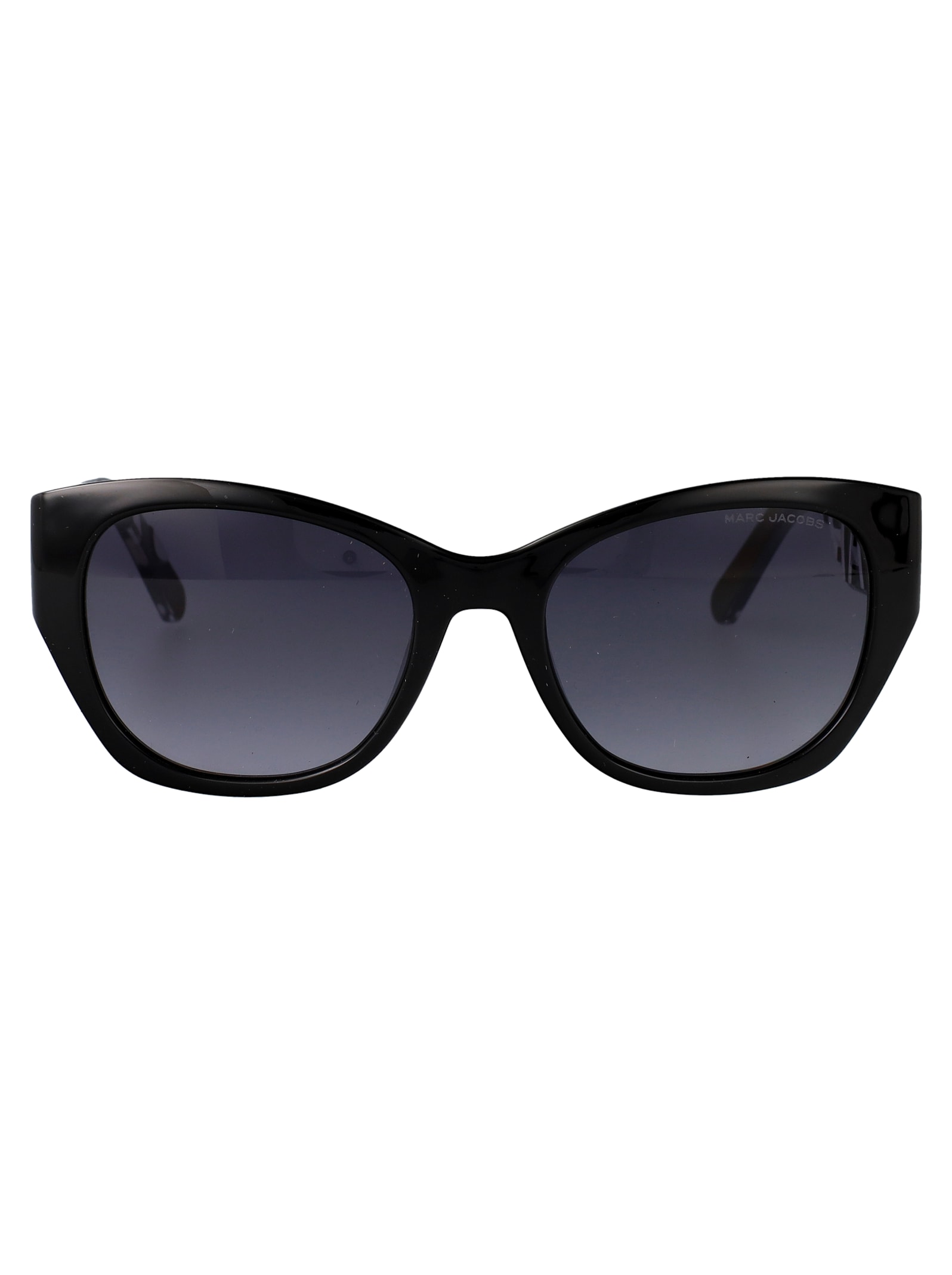 Marc Jacobs Black Injectate Sunglasses In Black