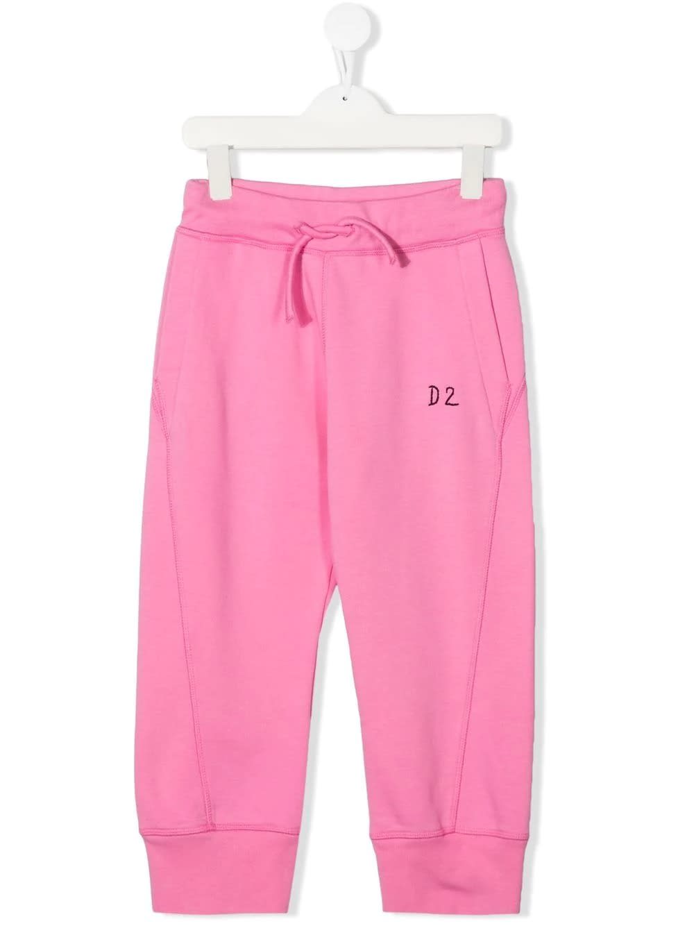 Kids Pink love You Dsquared2 Joggers