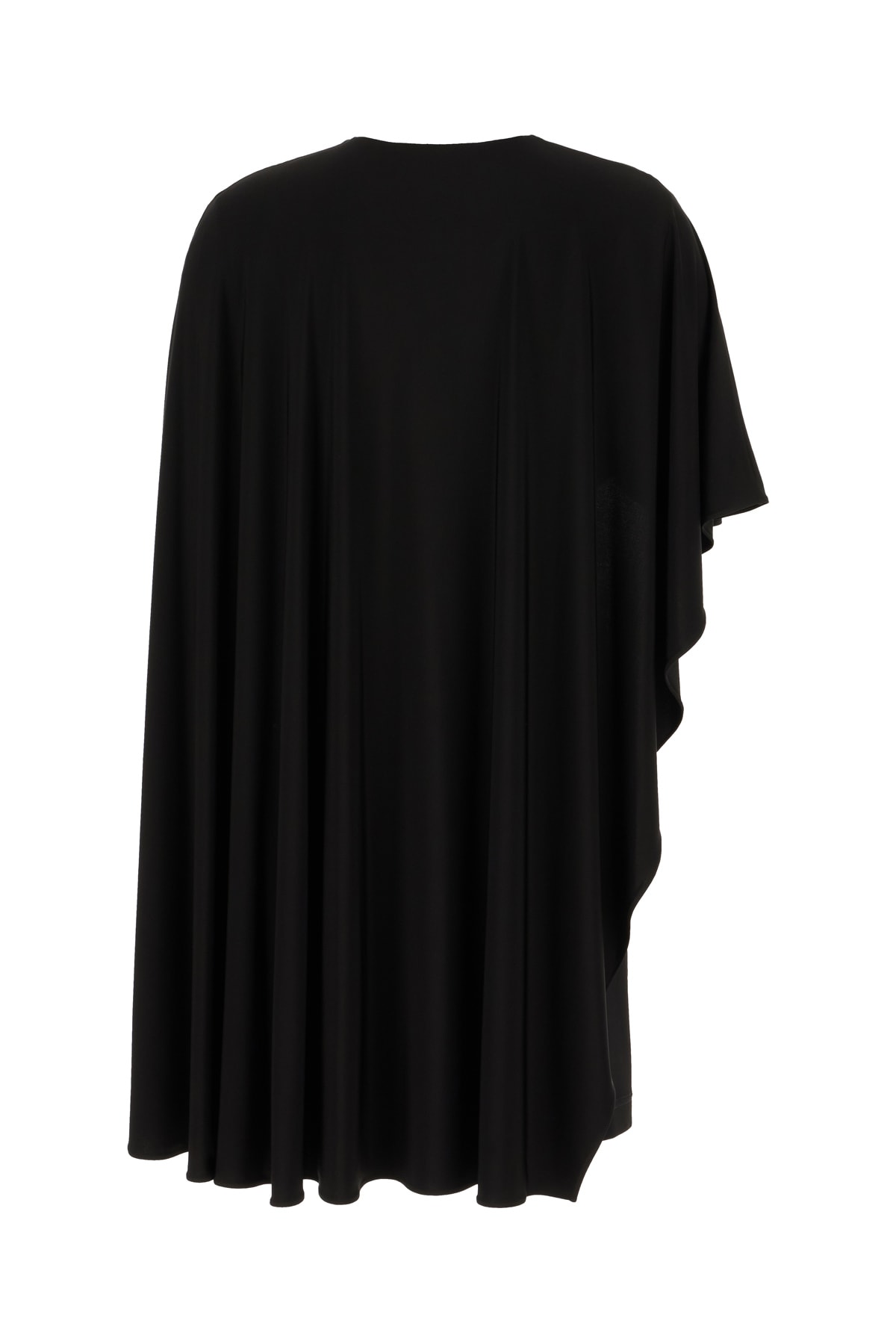 Stella Mccartney Black Stretch Viscose Mini Dress In Black