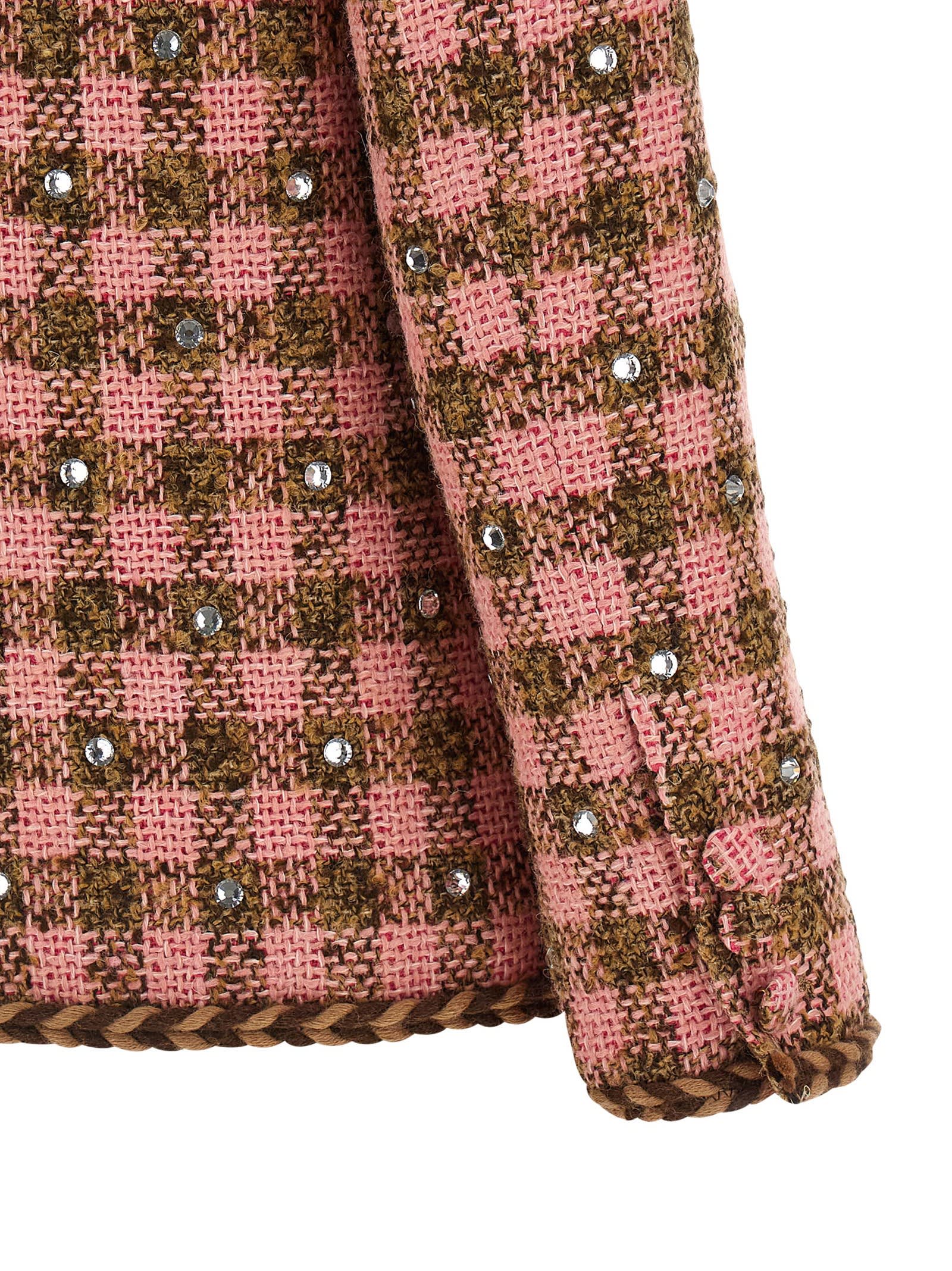 Giuseppe Di Morabito Rhinestone Blazer Jacket In Multi