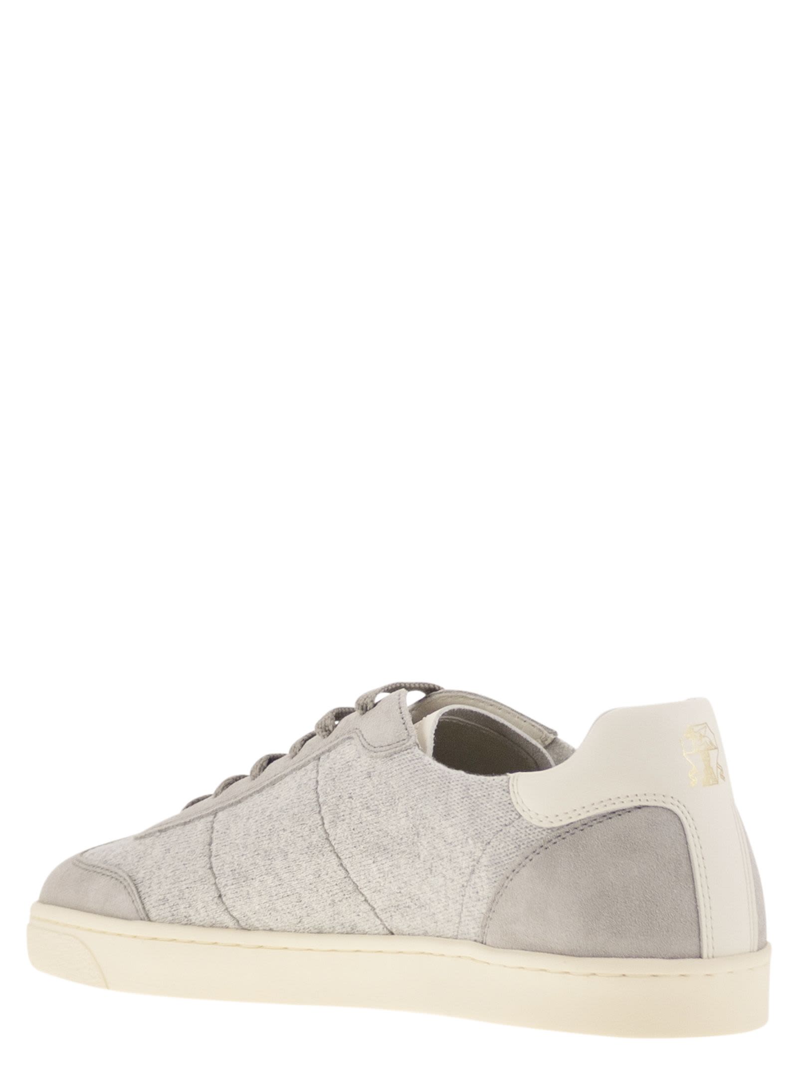 Brunello Cucinelli Knitted Low-top Sneakers In Cfk54