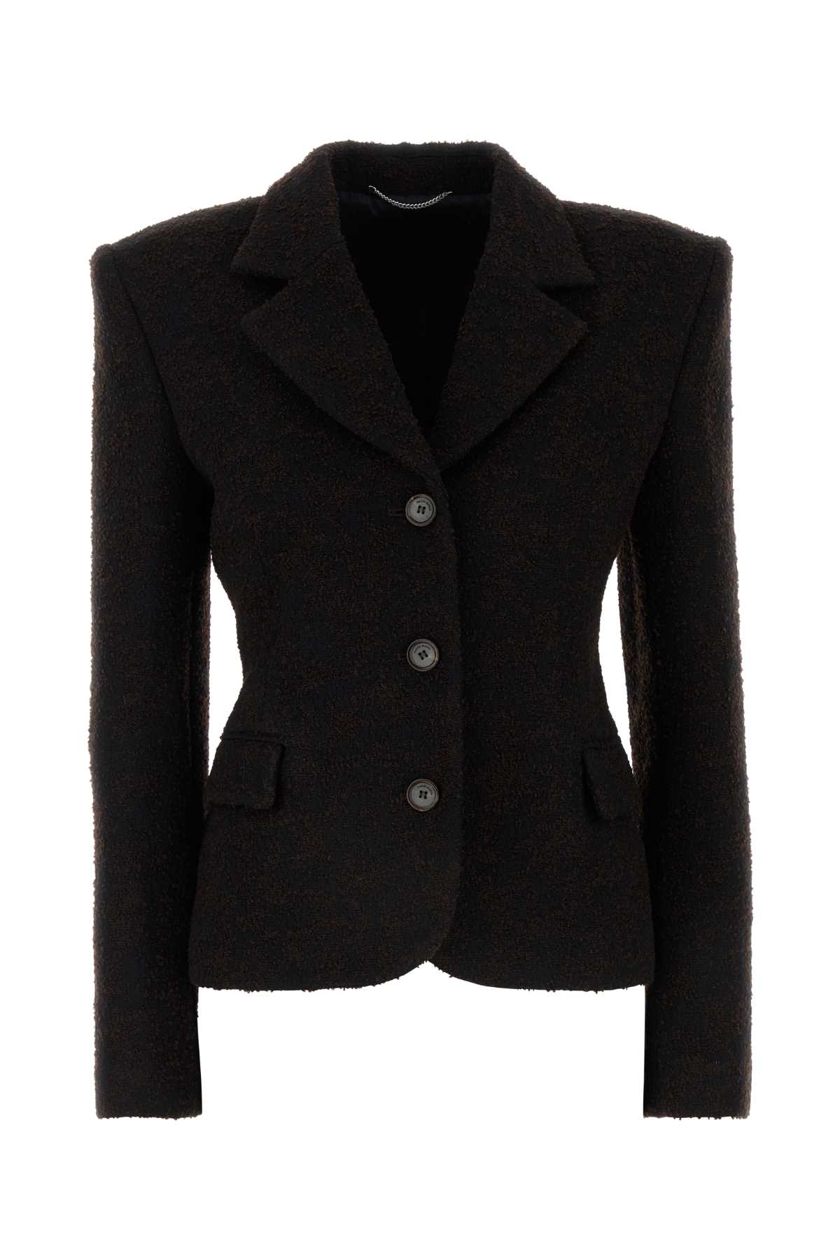 Shop Magda Butrym Brown Boucle Blazer