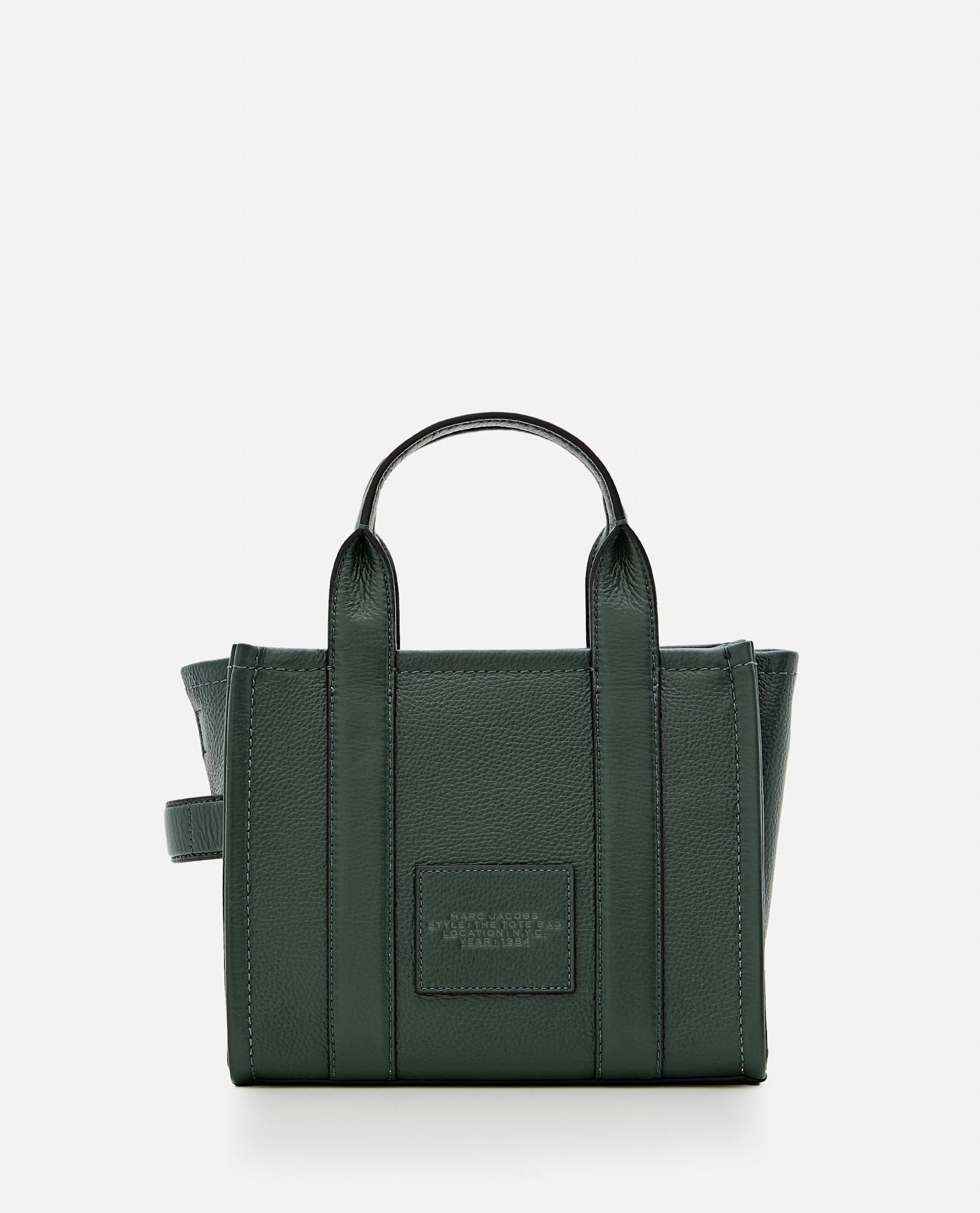 Marc Jacobs The Leather Small Tote Bag In Green