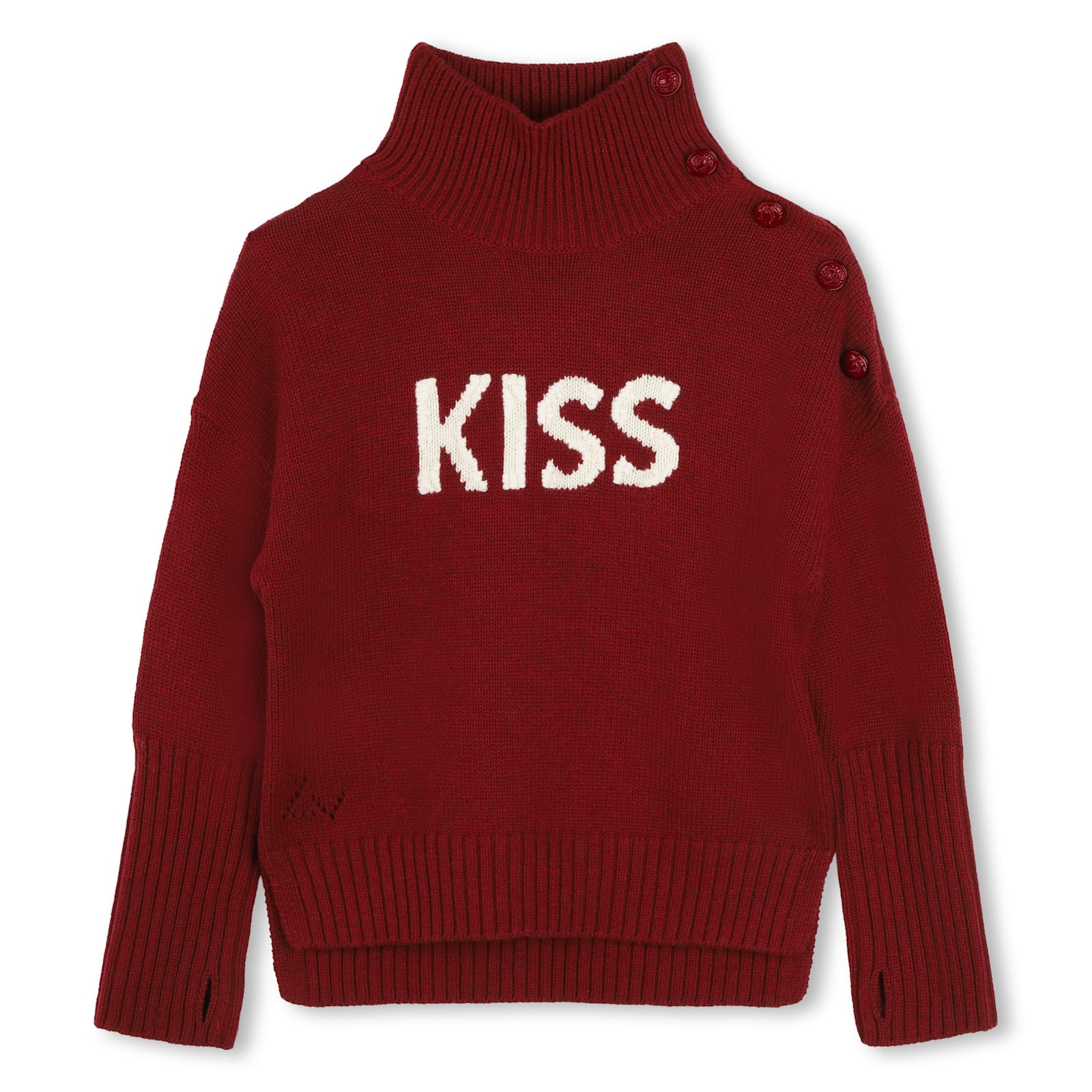 Zadig &amp; Voltaire Kids' Pull Con Stampa In Red