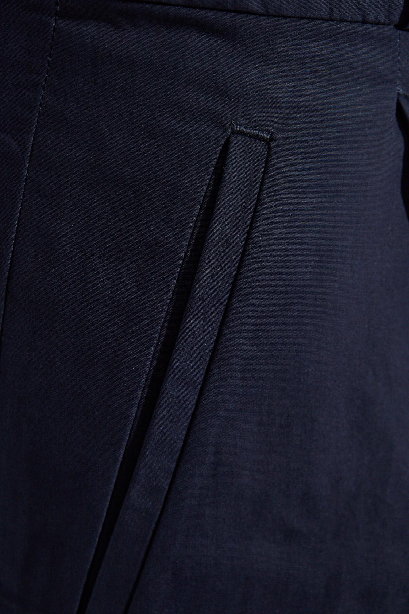 Apc A.p.c. High-waisted Cotton Trousers A.p.c. In Blue
