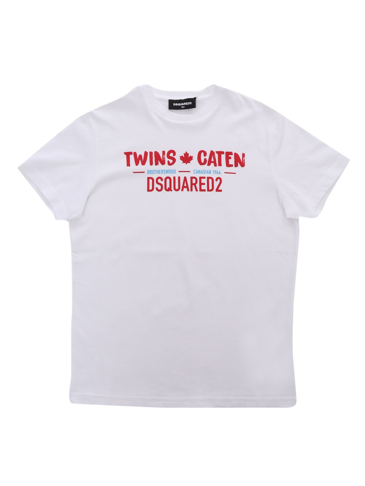 Dsquared2 Kids' Logo T-shirt In White | ModeSens