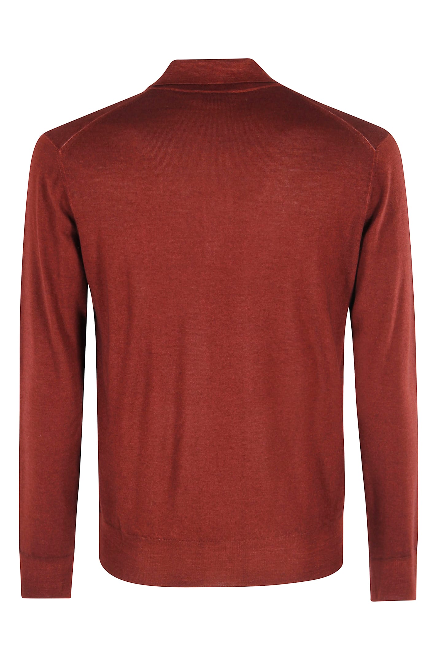 Altea Buttoned Polo Shirt In Red