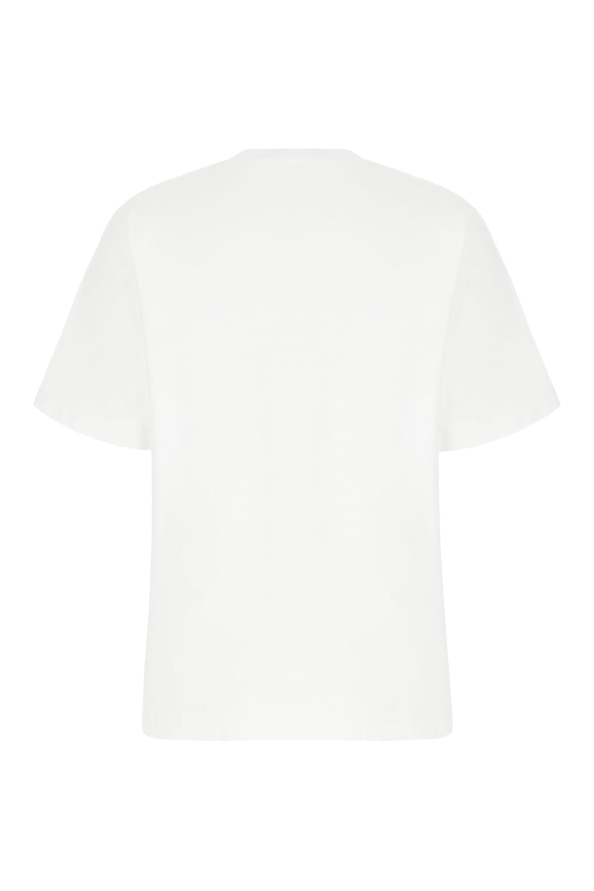 Shop Dsquared2 White Cotton T-shirt In 100