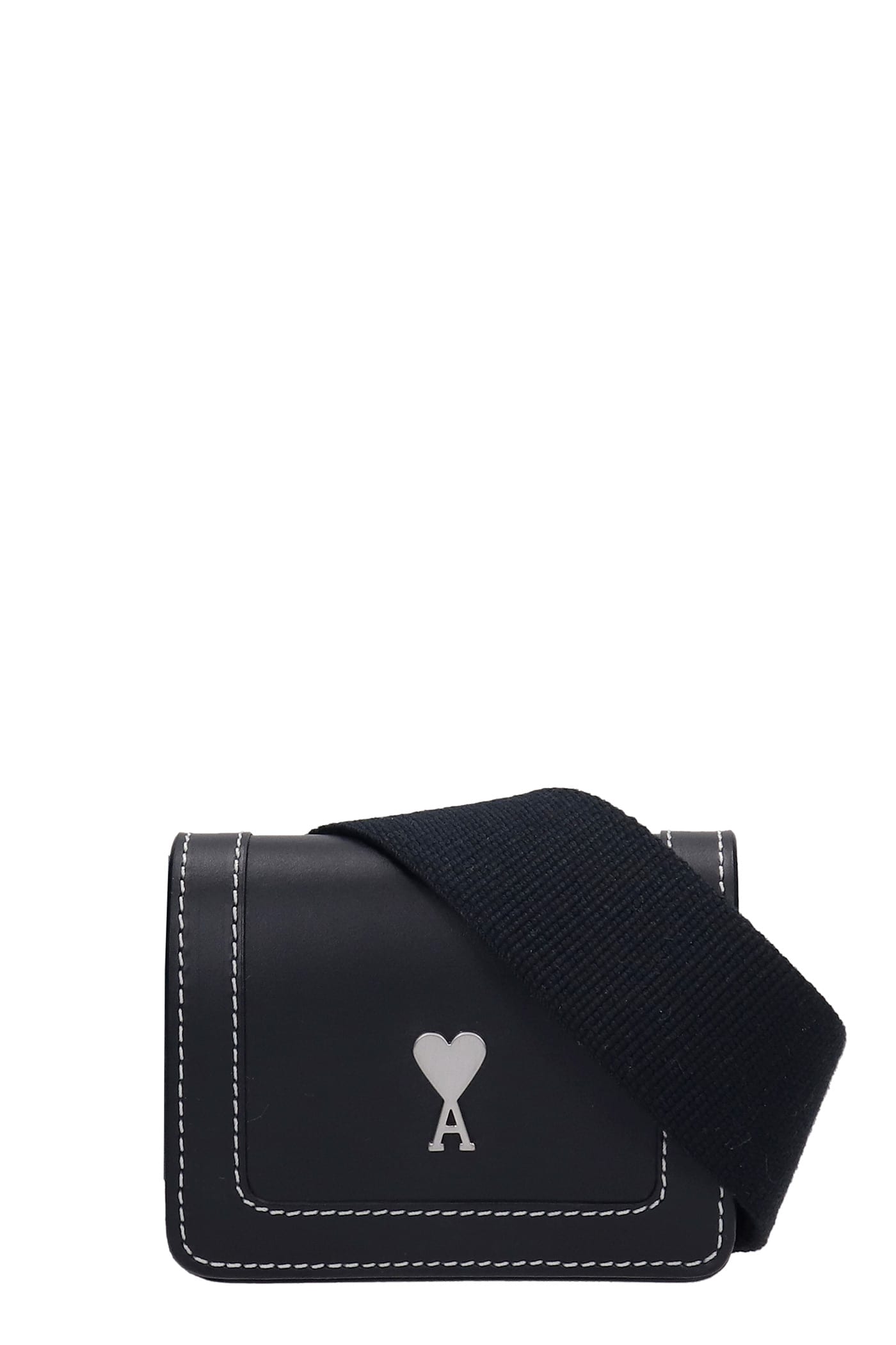 Ami Alexandre Mattiussi Wallet In Black Leather