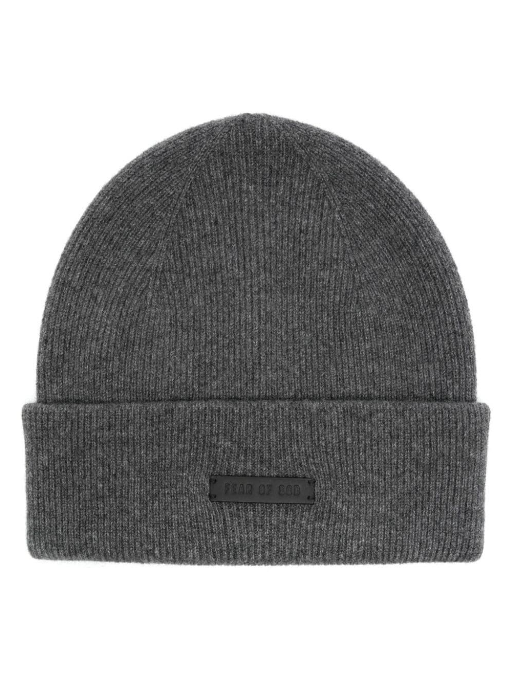 Shop Fear Of God Beanie In Granite