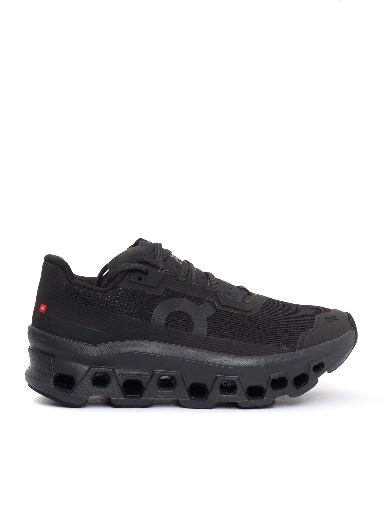 On Cloudmster 2 Rubber-trimmed Mesh Sneakers In Black