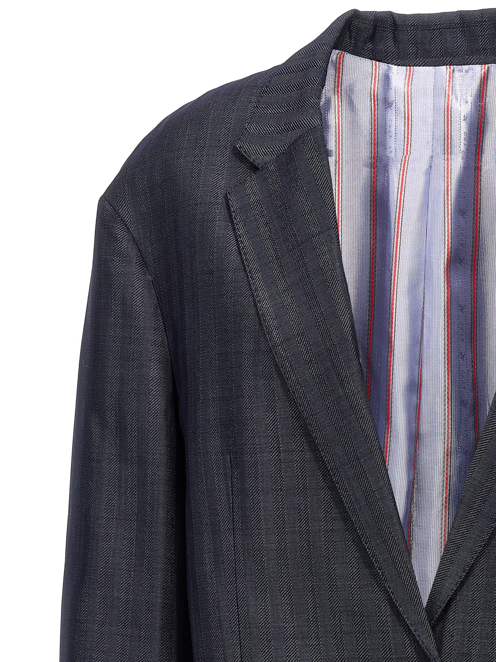 Shop Etro Pegaso Single-breasted Blazer In Blue