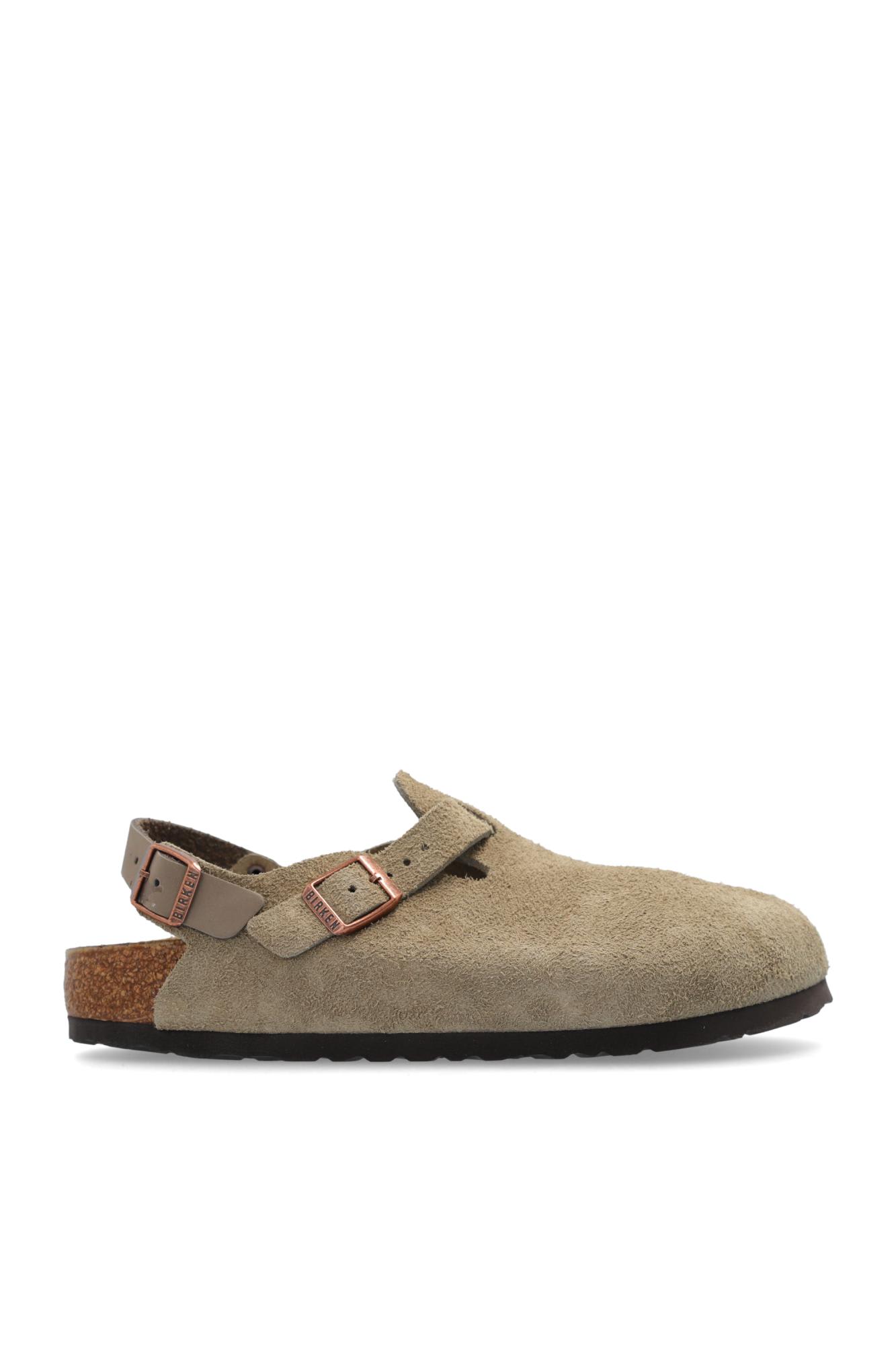 Birkenstock Ciabatta Tokio Taupe Suede Leather In Multi