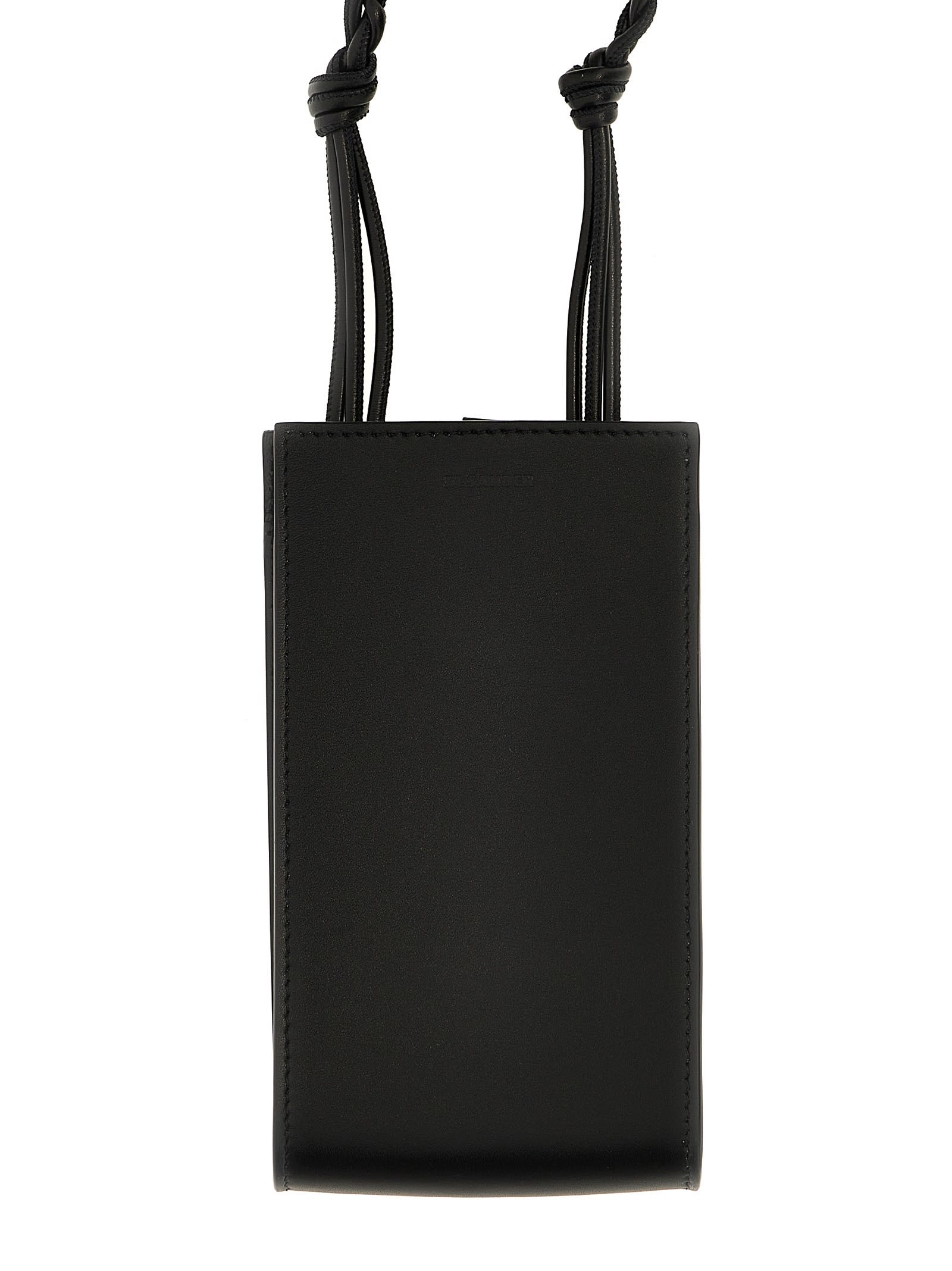 Shop Jil Sander Tangle Smartphone Holder In Black
