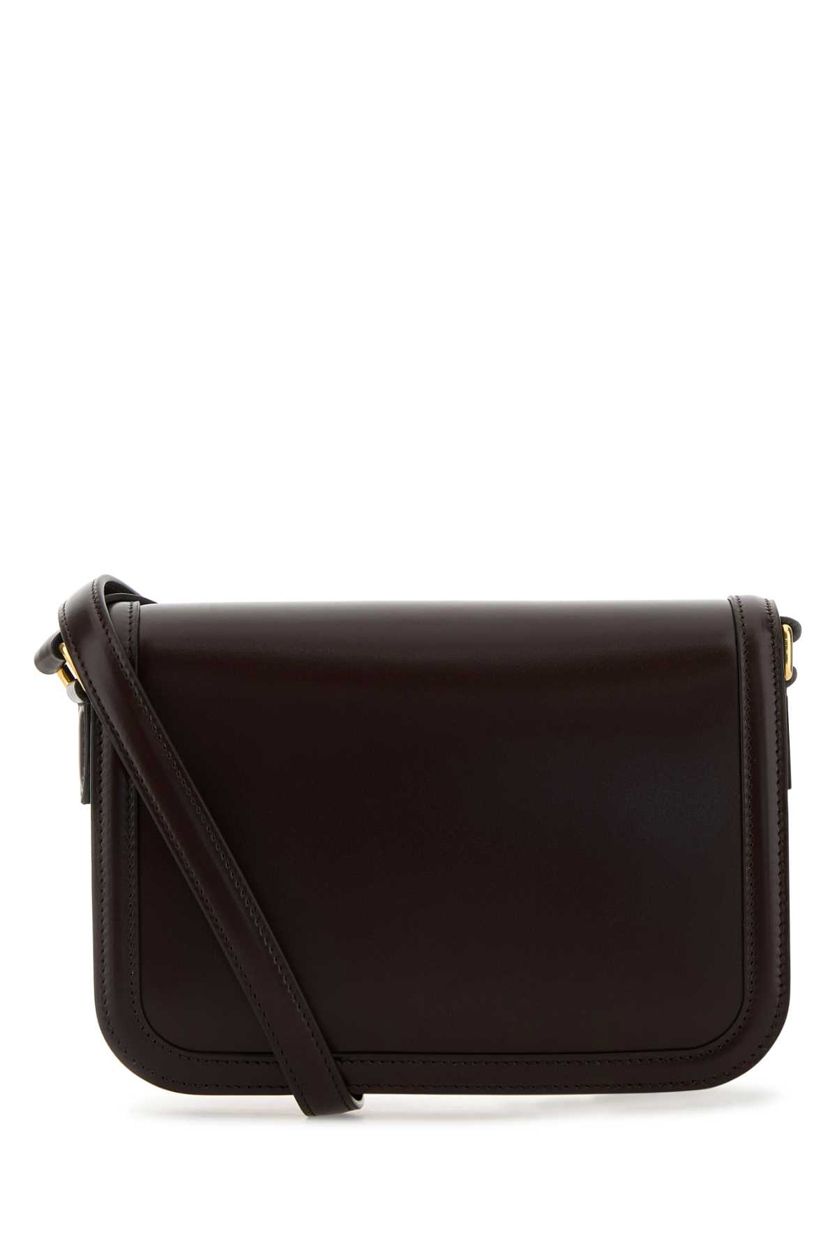 Valentino Women's Chocolate Leather 9to5 Shoulder Bag In Brown