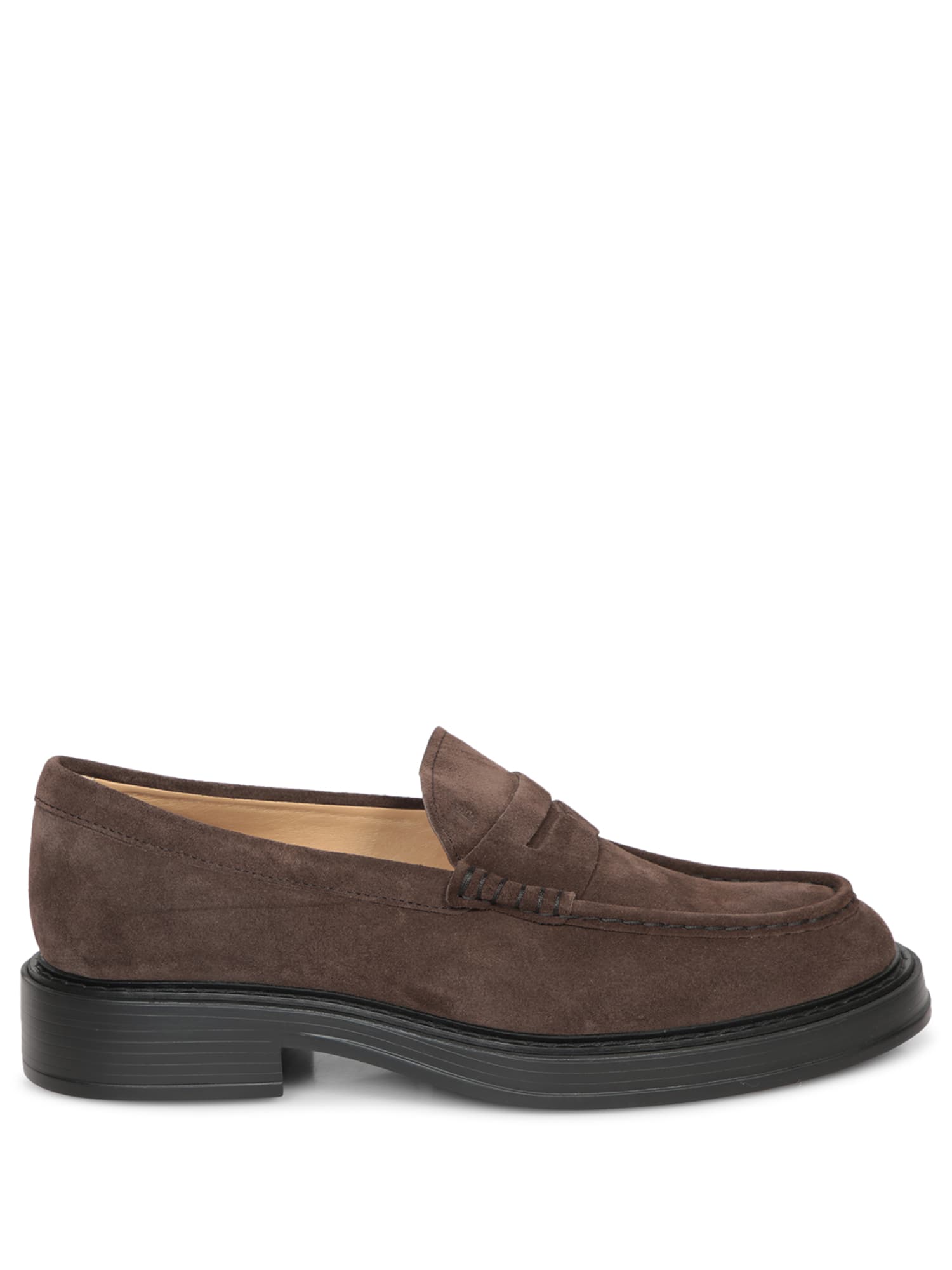 Shop Tod's Ultralight Brown Suede Loafer